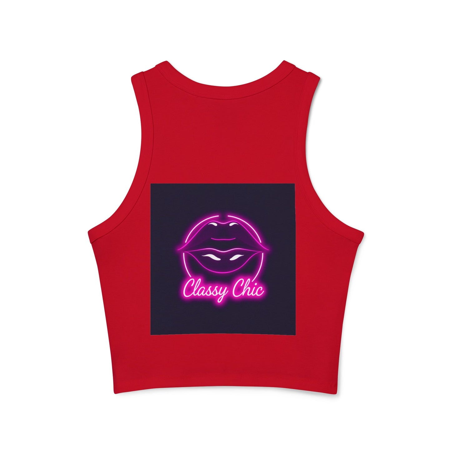 Neon Graphic Racer Tank Top, Faith by Fall, Classy Chic, Trendy Summer Top, Women’s Casual Wear, Stylish Athletic Top, Gift for Her