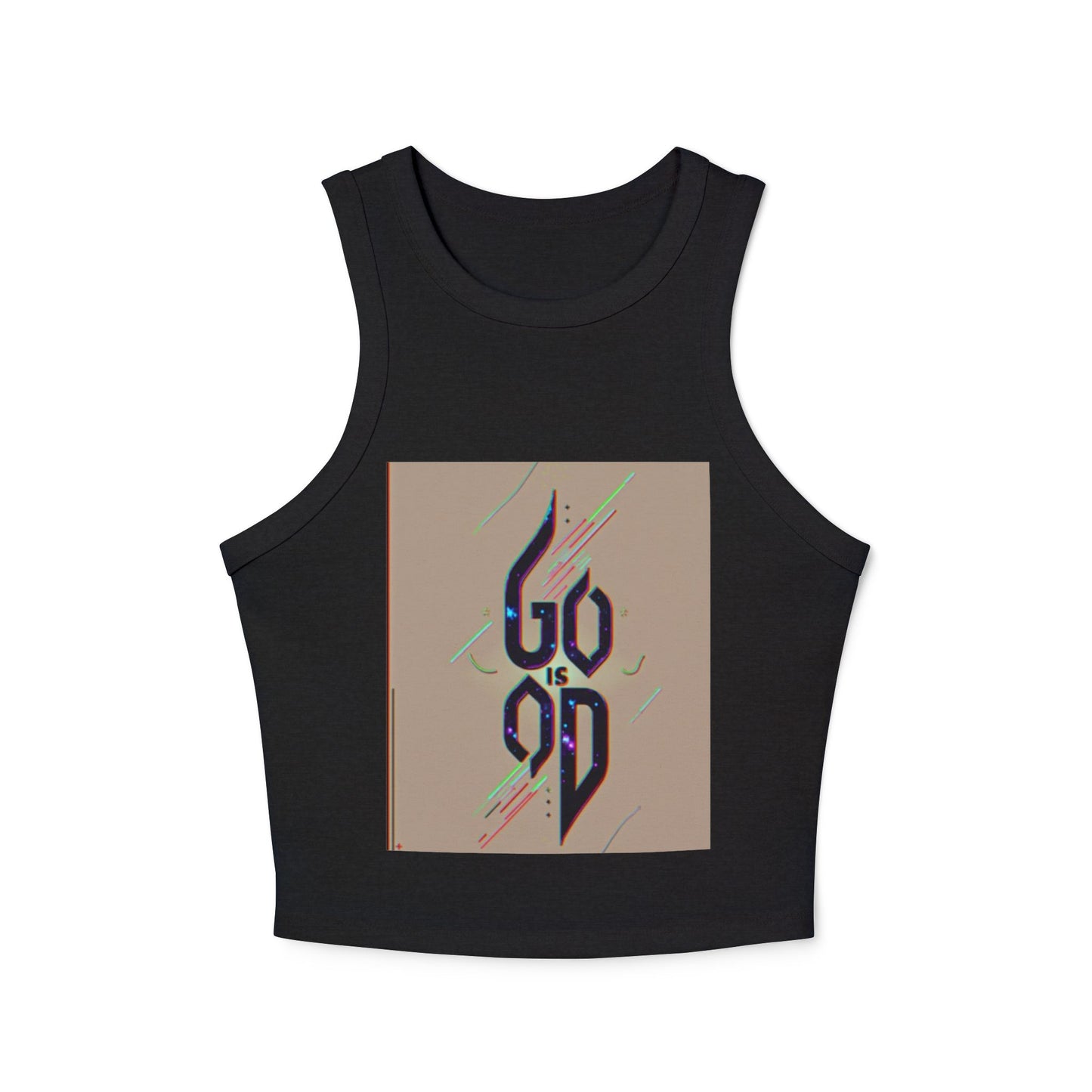 Inspirational Women's Micro Rib Racer Tank Top, Empowerment Tee, Motivational Workout Shirt, Stylish Athleisure Top, Gift for Her