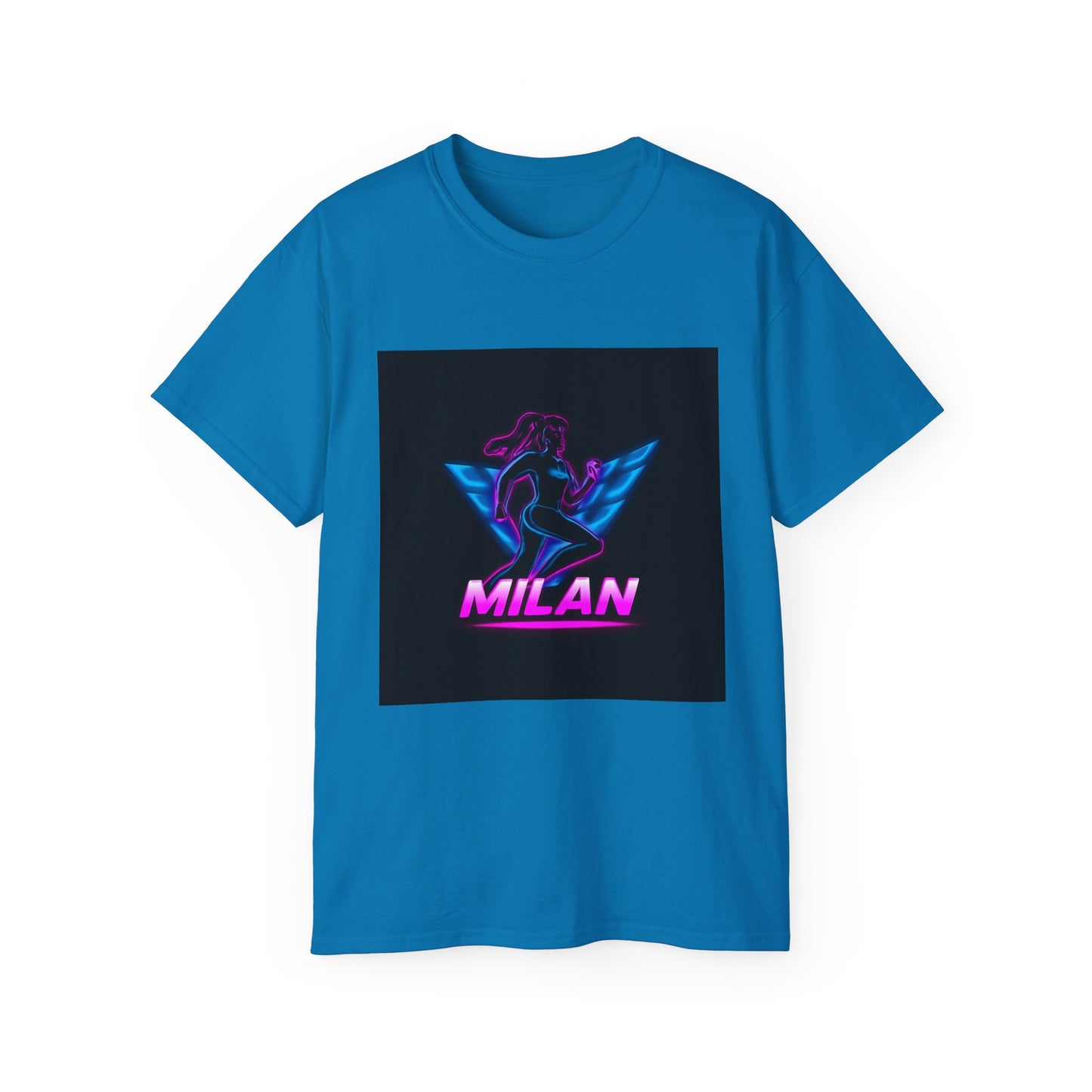 Milan Graphic Tee, Unisex Ultra Cotton T-Shirt, Retro Sportswear, Casual Streetwear, Birthday Gift, Unique Fashion Statement
