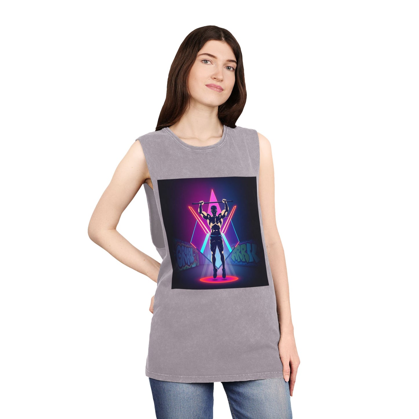 Unisex Stonewash Tank Top