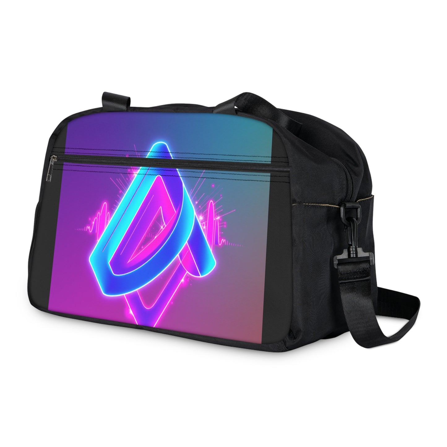 Neon Fitness Handbag - Gym Bag, Sports Tote, Weekender Bag, Workout Carryall, Travel Companion, Trendy Rave Accessory