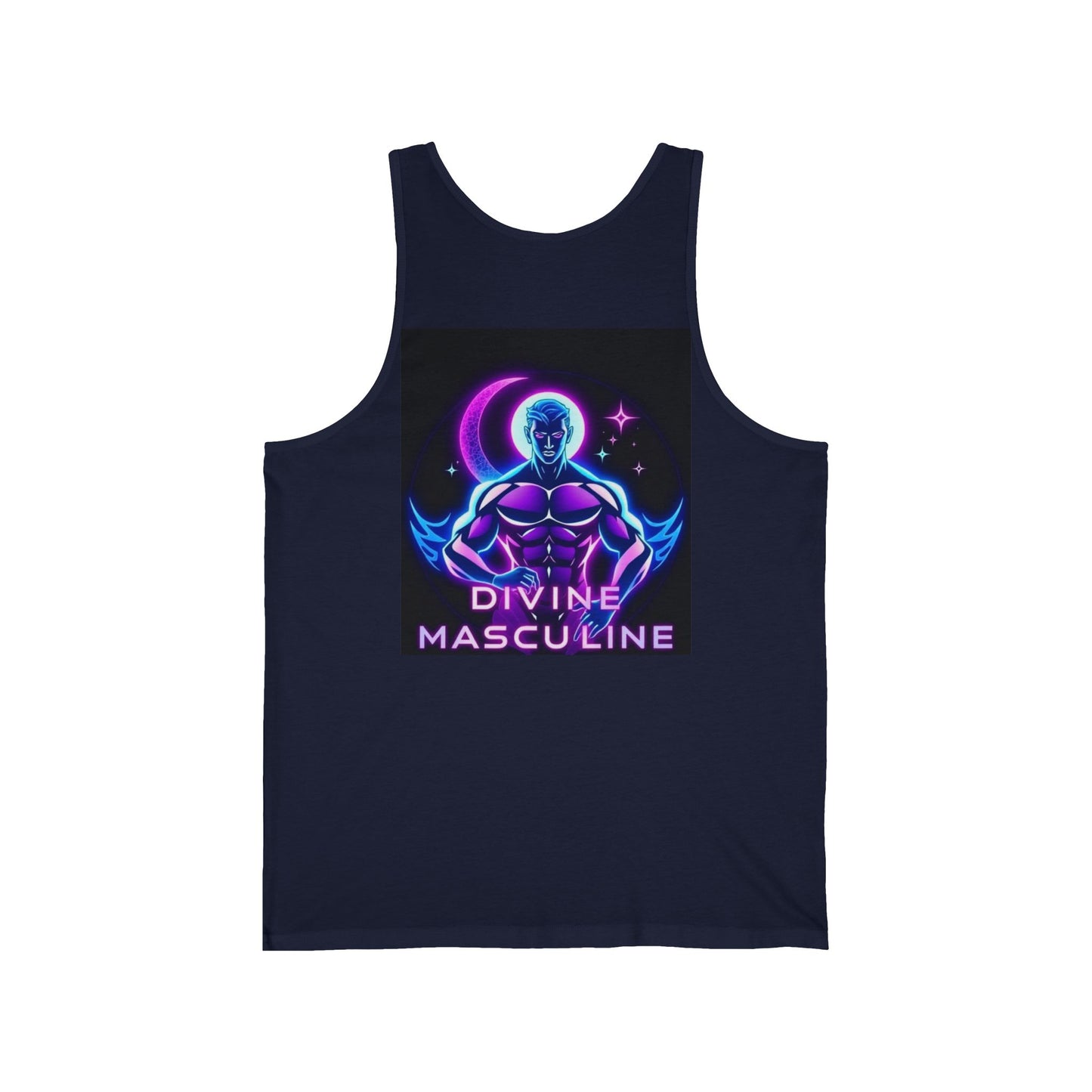 Unisex Jersey Tank Top - FBF & Divine Masculine Designs, Casual Wear, Fitness Apparel, Unisex Summer Tanks, Gift for Him