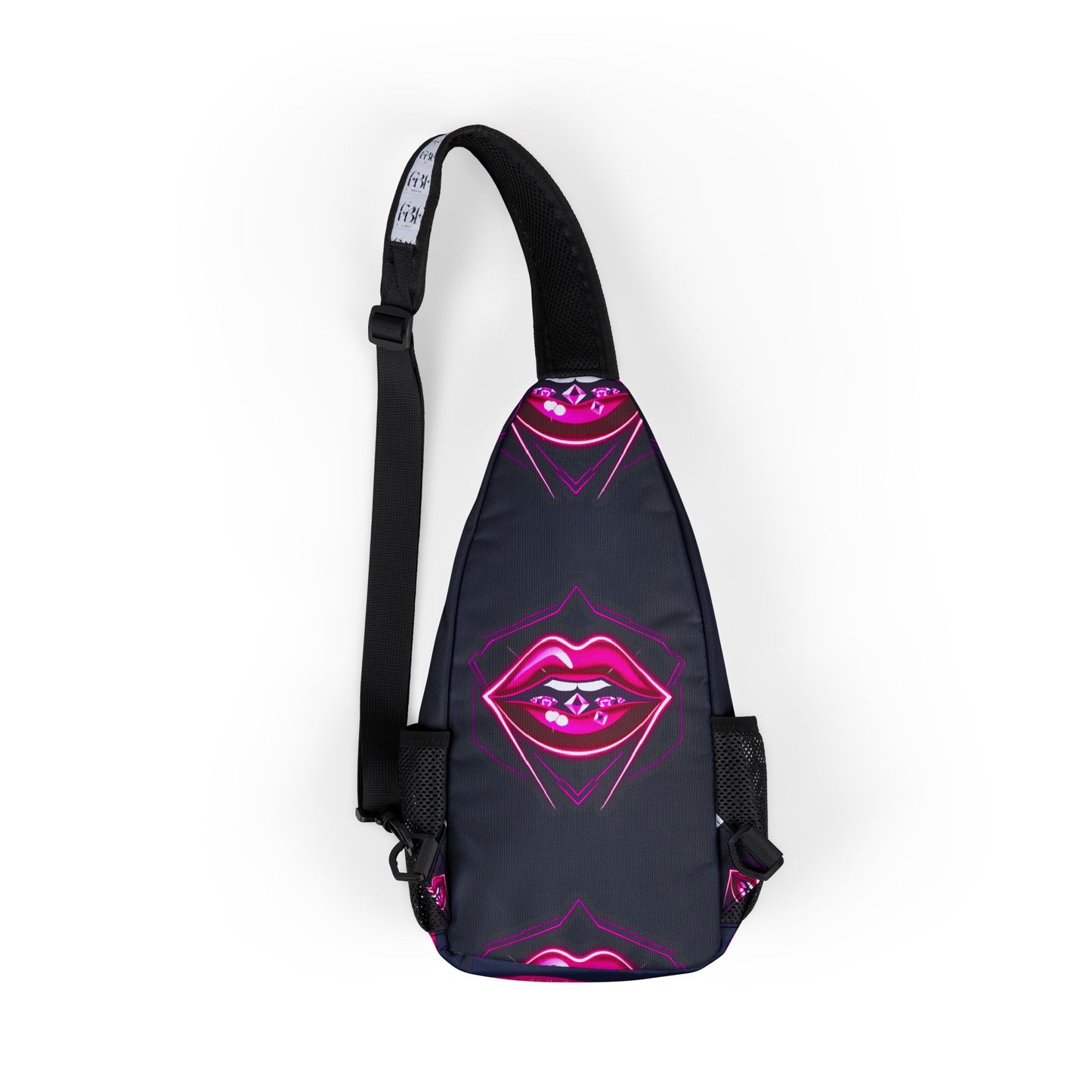 Stylish Chest Bag with Bold Lip Design - Perfect for Festivals, Parties, Travel, or Everyday Use