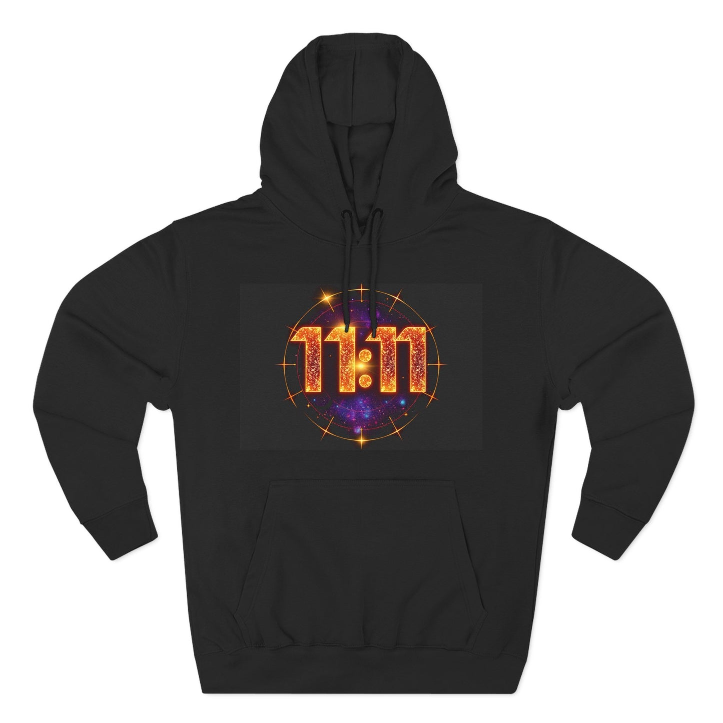 Fleece Hoodie with 11:11 & Superstar Birthrite Design, Cozy Sweatshirt for Spirituality, Affirmations, Astrology Gifts, Unisex Hoodie