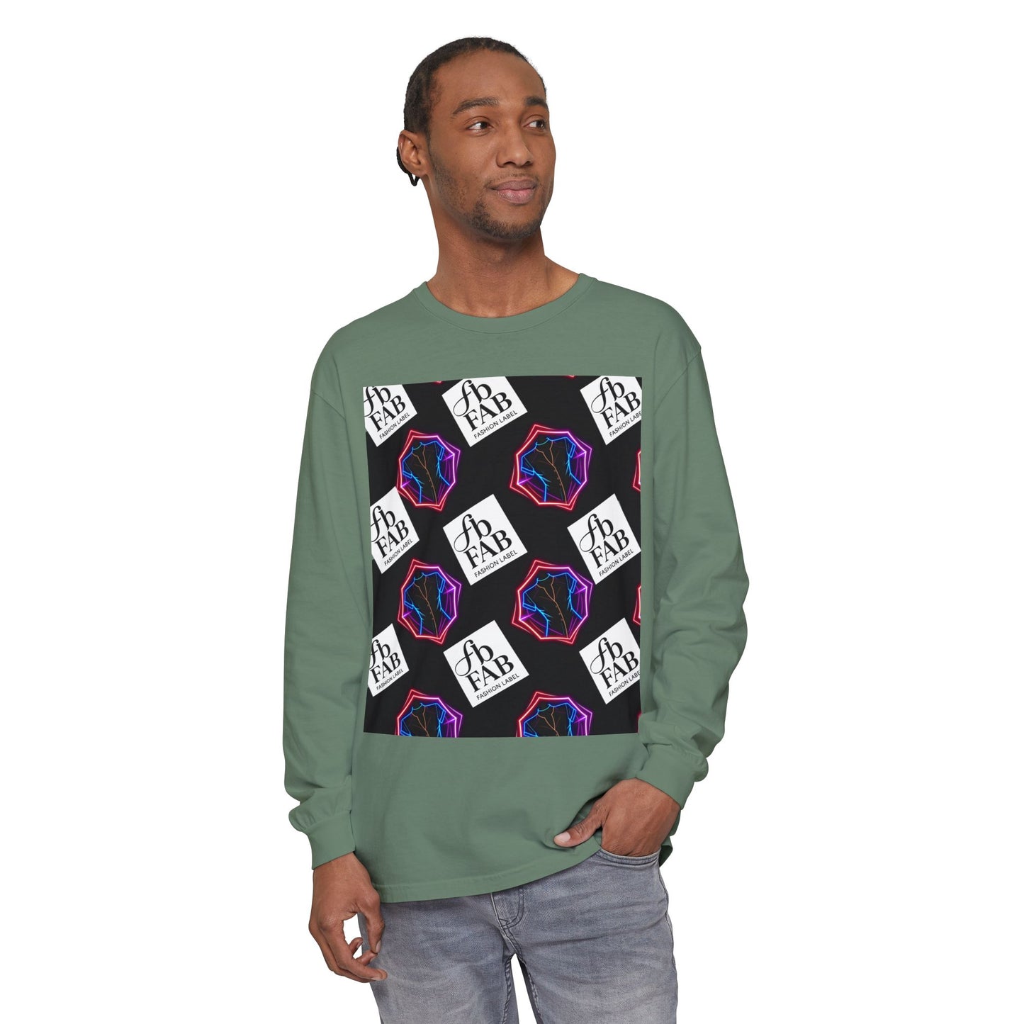 Unisex Garment-dyed Long Sleeve T-Shirt