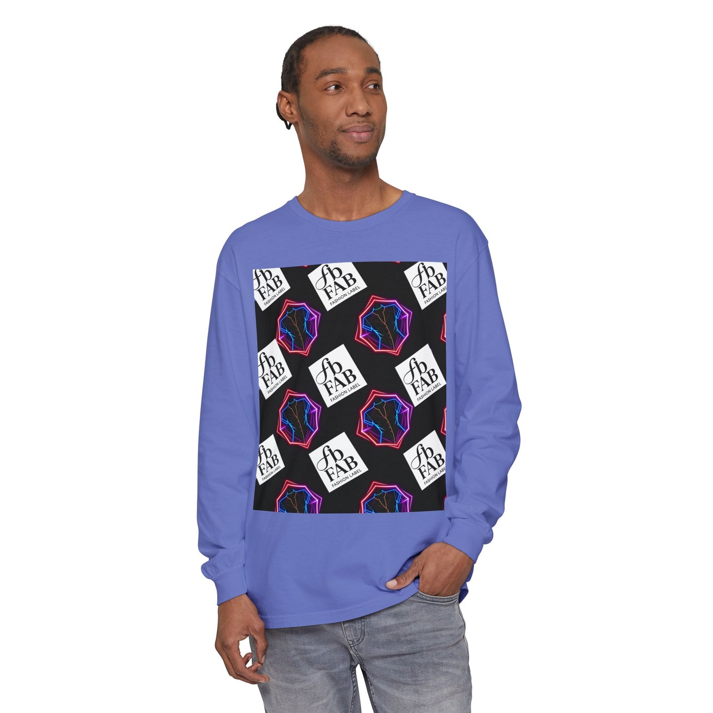 Unisex Garment-dyed Long Sleeve T-Shirt