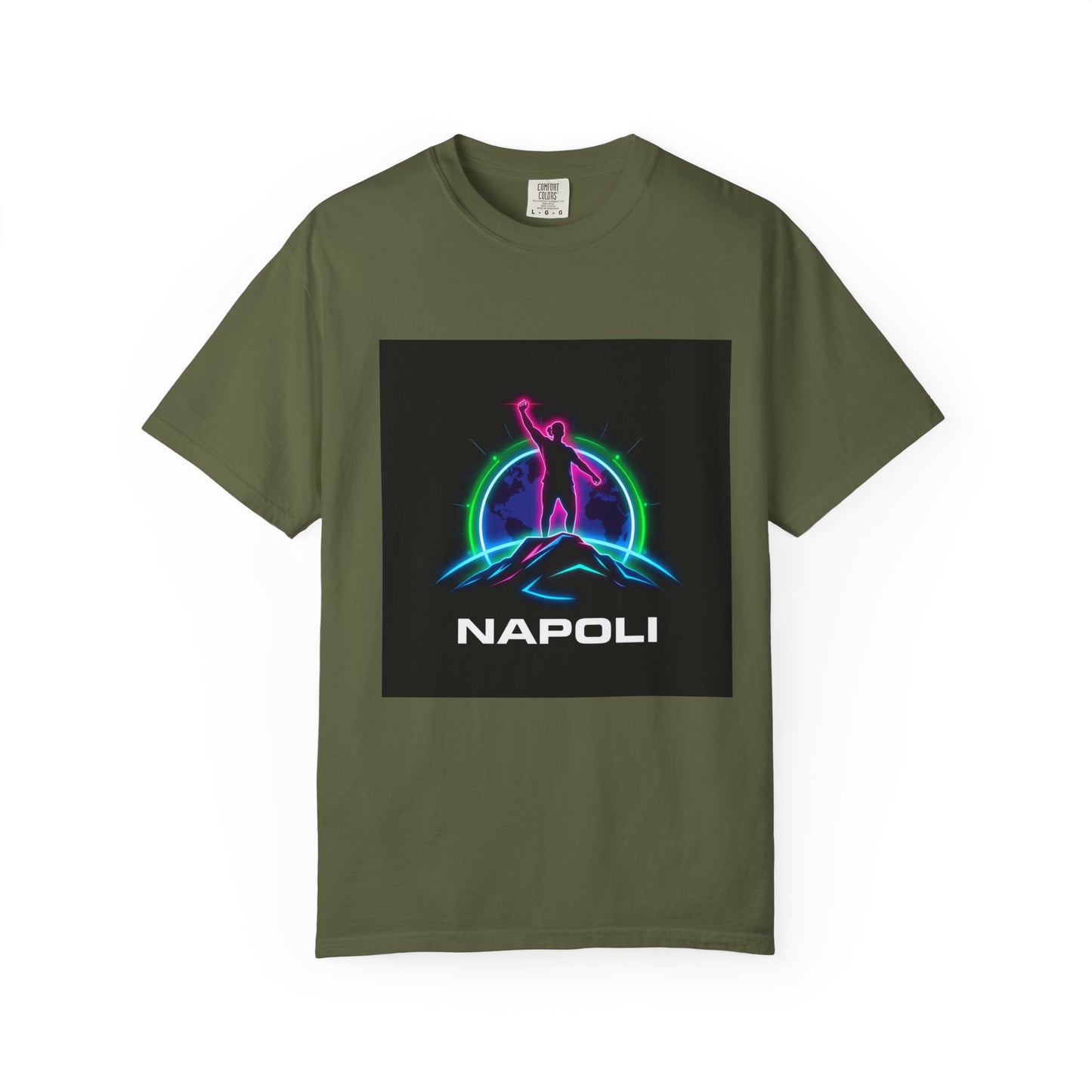 Neon Napoli T-Shirt for Adventurers, Retro Graphic Tee, Perfect for Travelers, Gifts for Him/Her, Cool Streetwear, Casual Outfit
