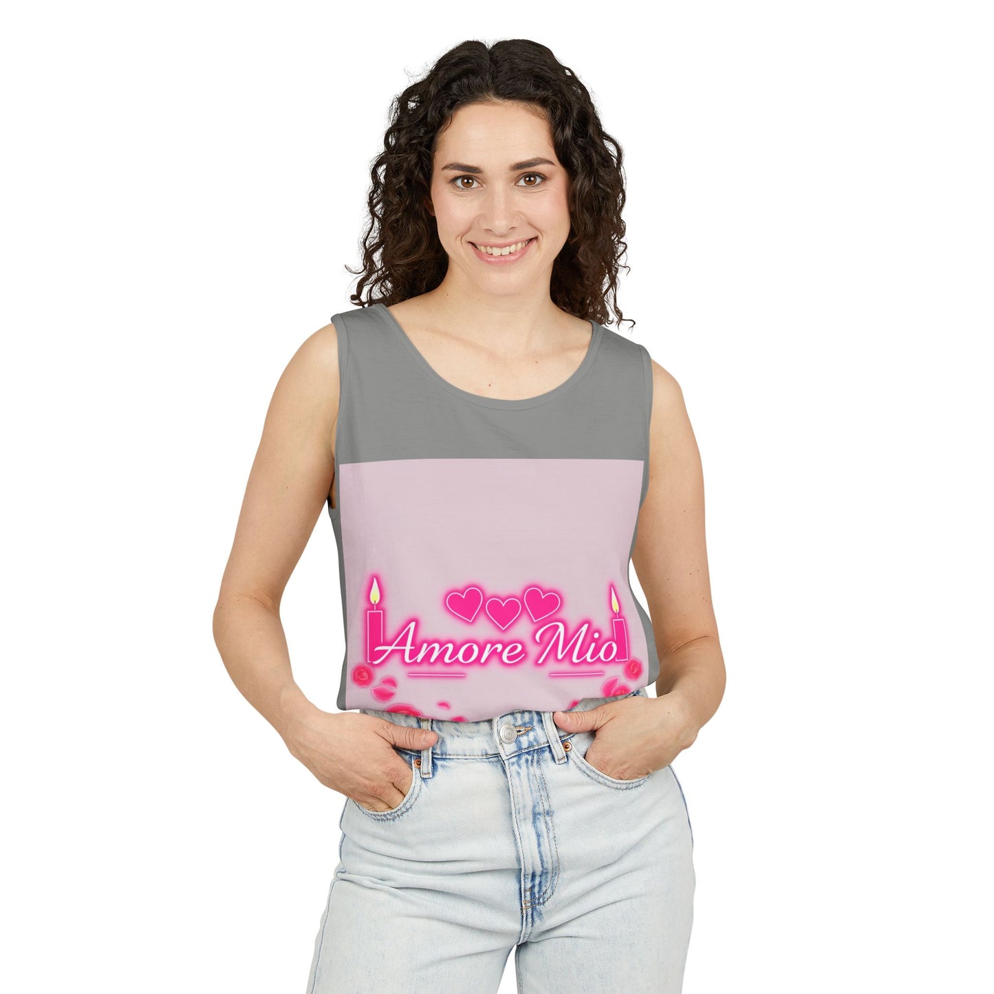 Unisex Graphic Tank Top, Cute Casual Summer Wear, Perfect for Gifts, Self-Love Celebration, Festive & Fun, Daily Comfort