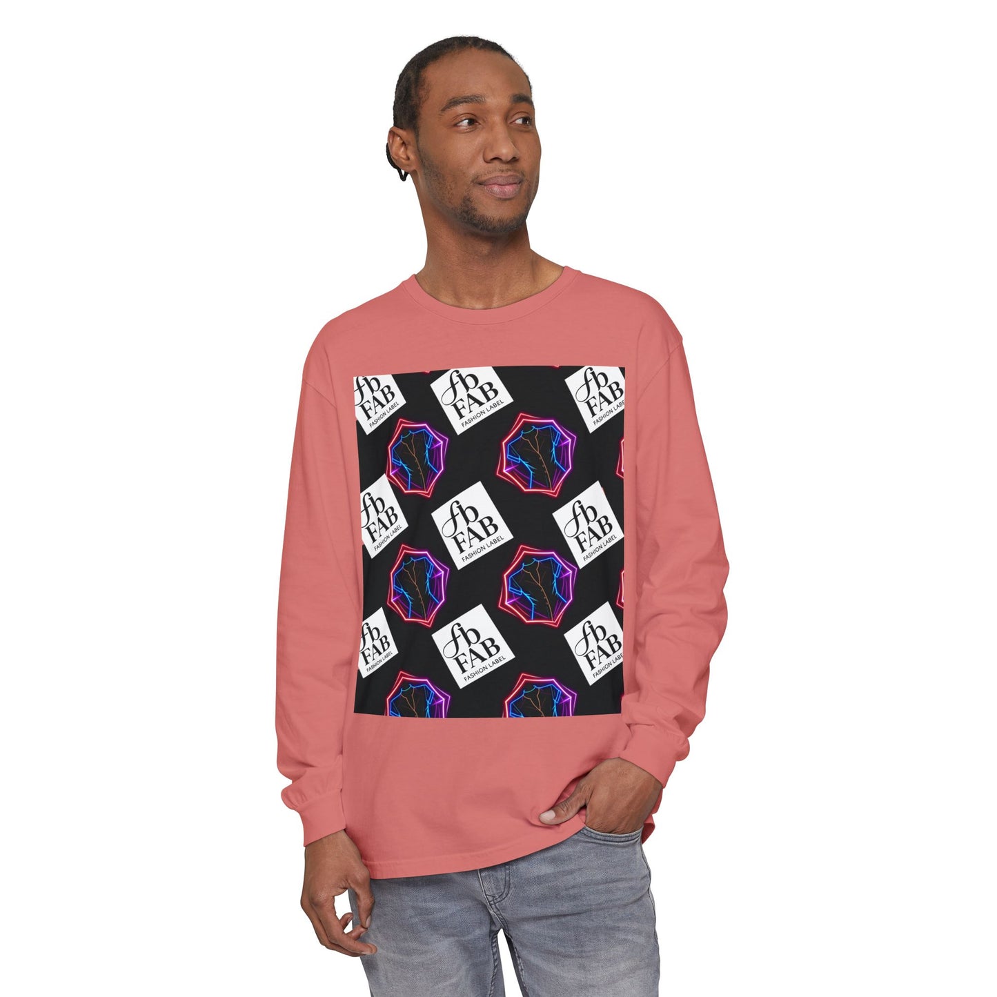 Unisex Garment-dyed Long Sleeve T-Shirt
