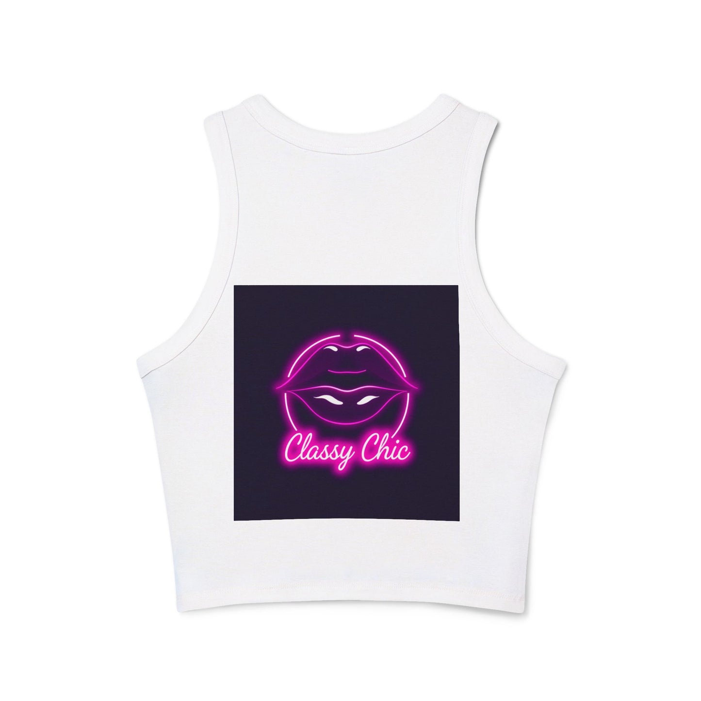 Neon Graphic Racer Tank Top, Faith by Fall, Classy Chic, Trendy Summer Top, Women’s Casual Wear, Stylish Athletic Top, Gift for Her
