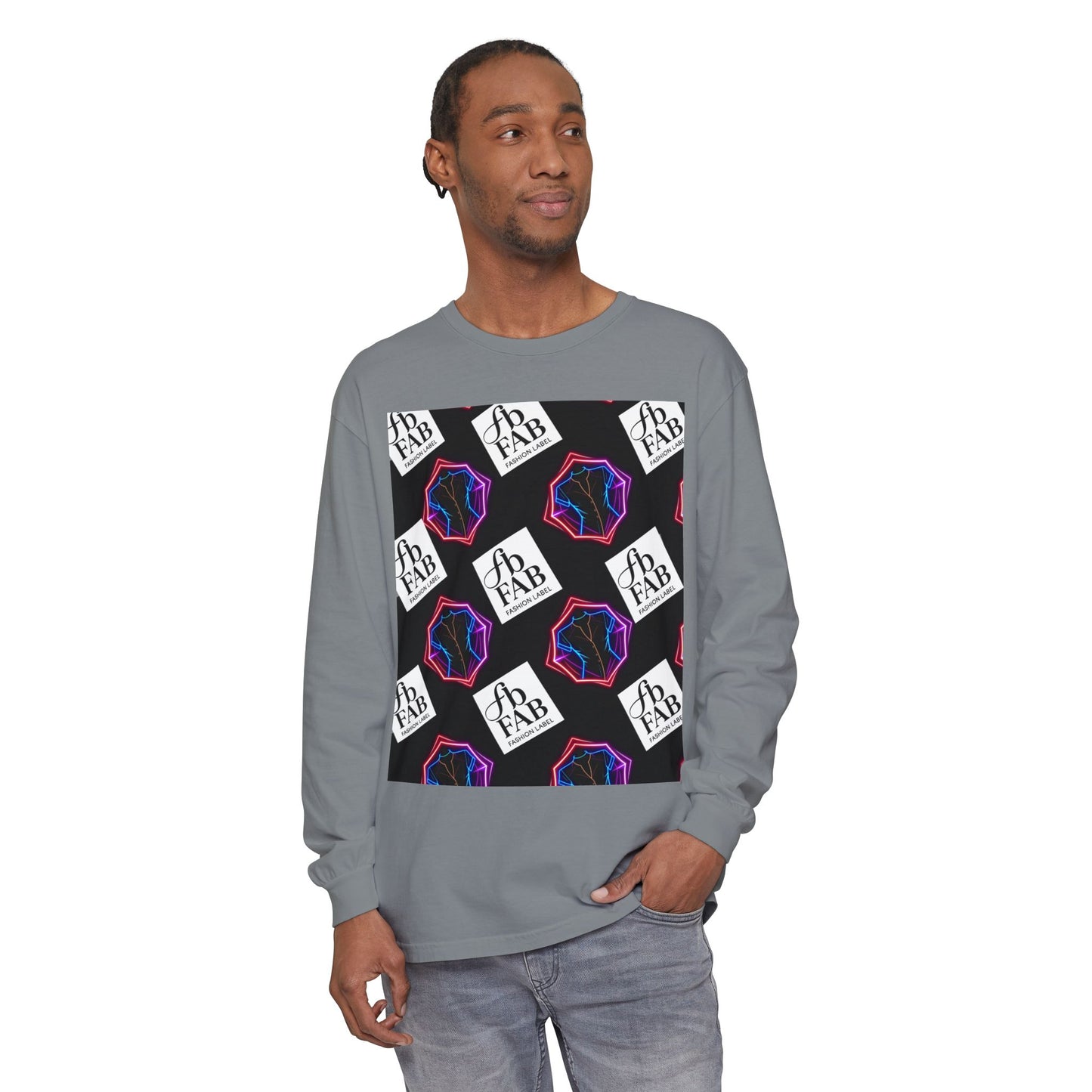 Unisex Garment-dyed Long Sleeve T-Shirt