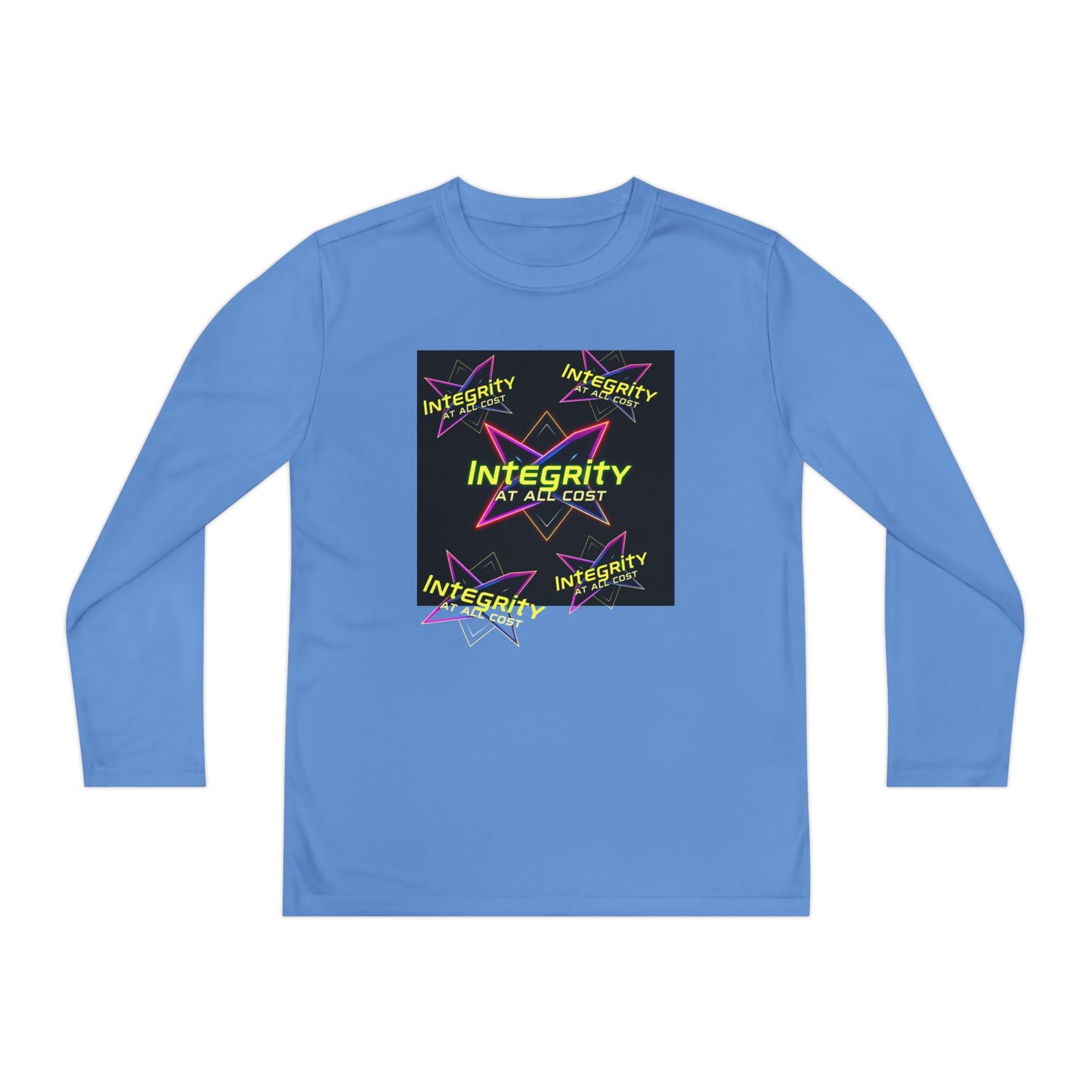 Integrity Youth Long Sleeve Tee, Cool Graphic Shirt, Motivational Apparel, Perfect for Sports, Birthday Gift