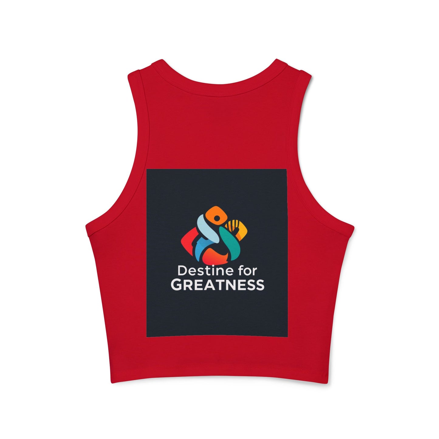 Empowering Racer Tank Top, Motivational Workout Top, Women's Exercise Wear, Fitness Apparel, Gift for Her, Summer Essentials