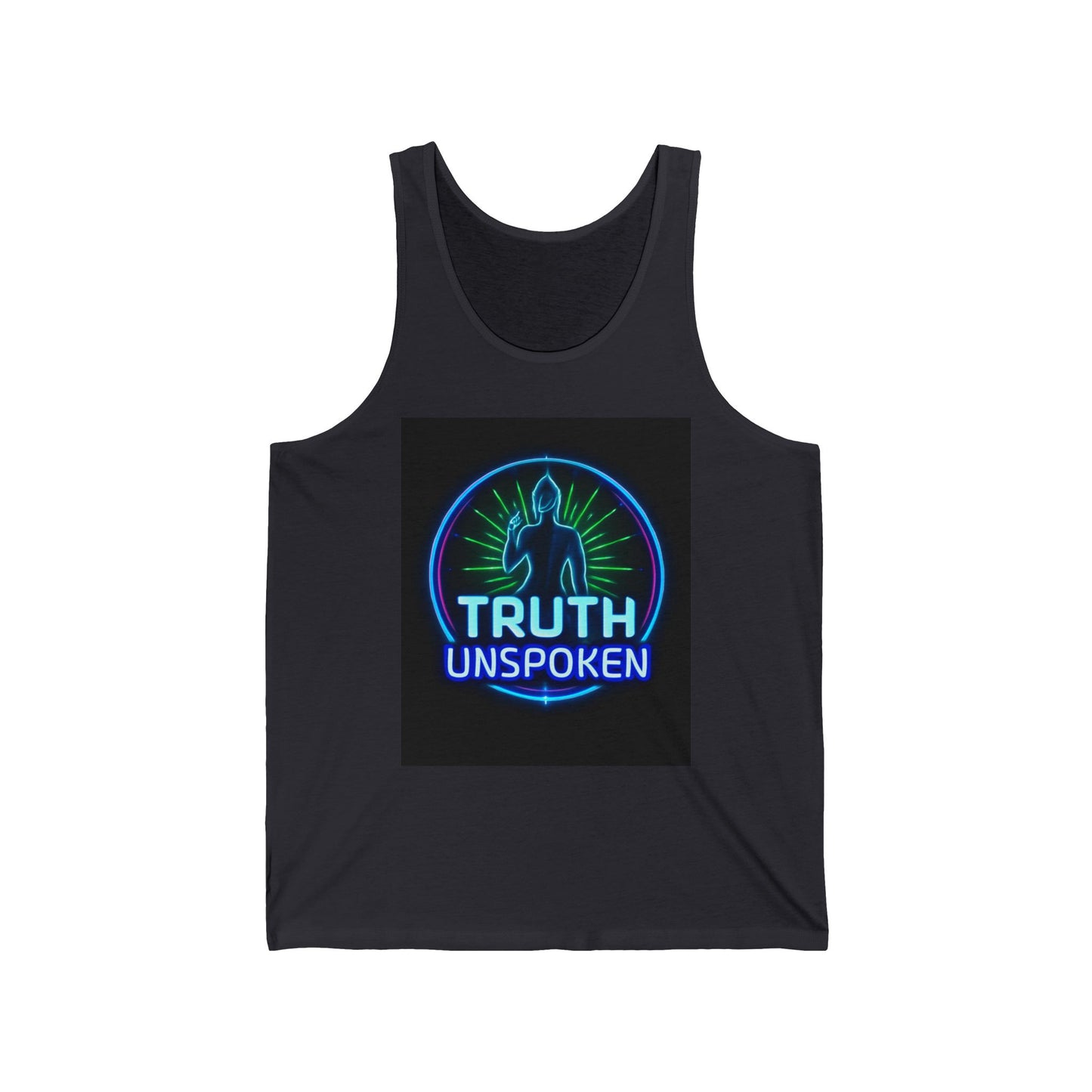 Neon Truth Unisex Jersey Tank - Inspirational Gift, Festival Wear, Summer Style, Screen-Printed Apparel, Casual Tank Top