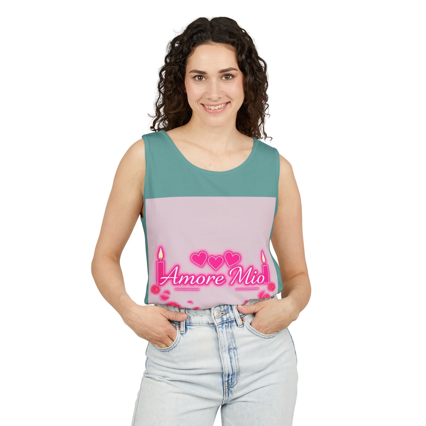 Unisex Graphic Tank Top, Cute Casual Summer Wear, Perfect for Gifts, Self-Love Celebration, Festive & Fun, Daily Comfort