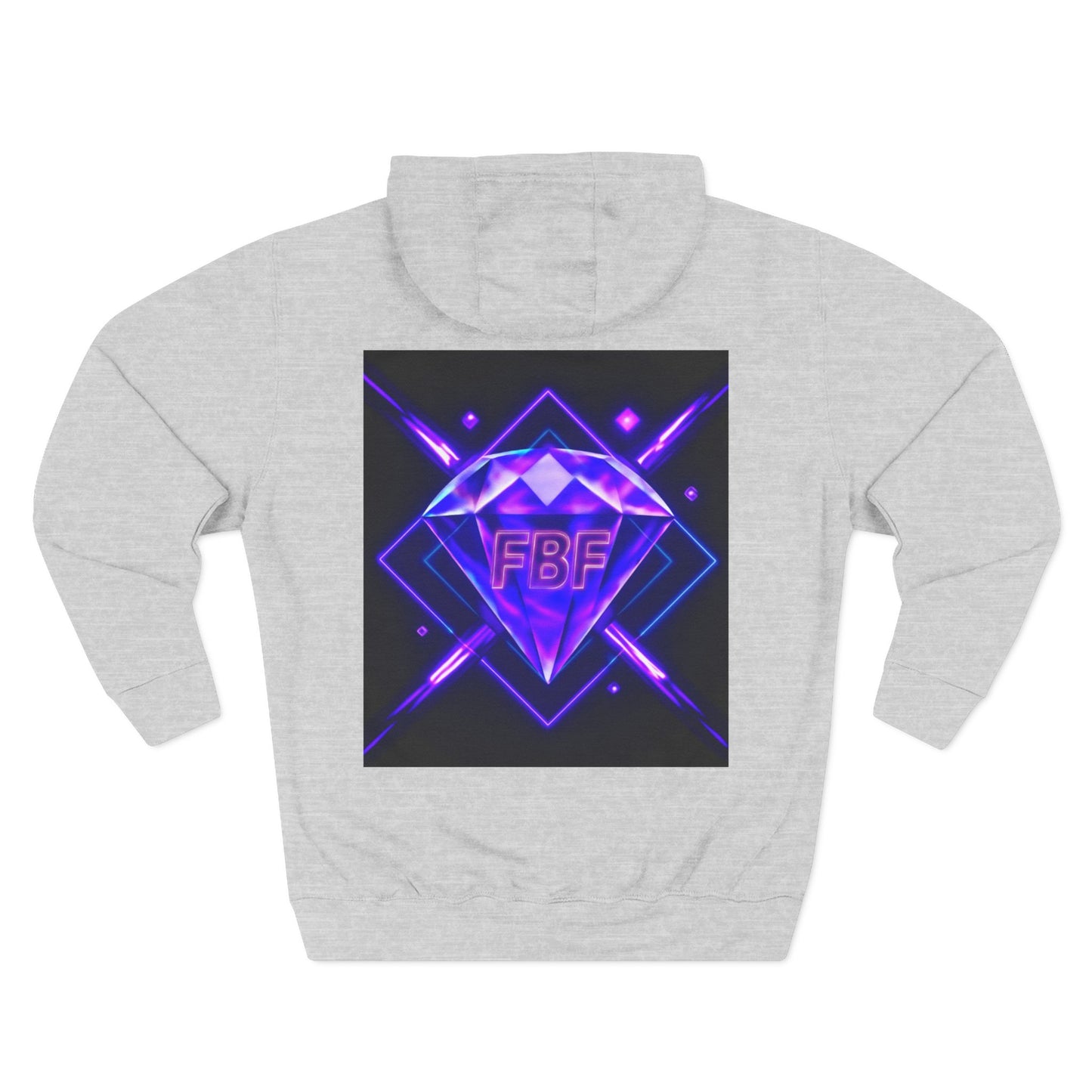 Futuristic Neon Fleece Hoodie, Stylish Sweatshirt, Vibrant Graphic Pullover, Perfect Gift for Tech Lovers, Unique Streetwear