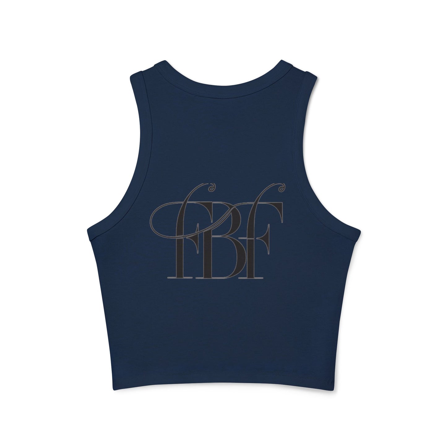 Fashion Star Racer Tank Top | Women's Crop Top, Trendy Summer Shirt, Casual Wear, Stylish Workout Top, Gift for Her