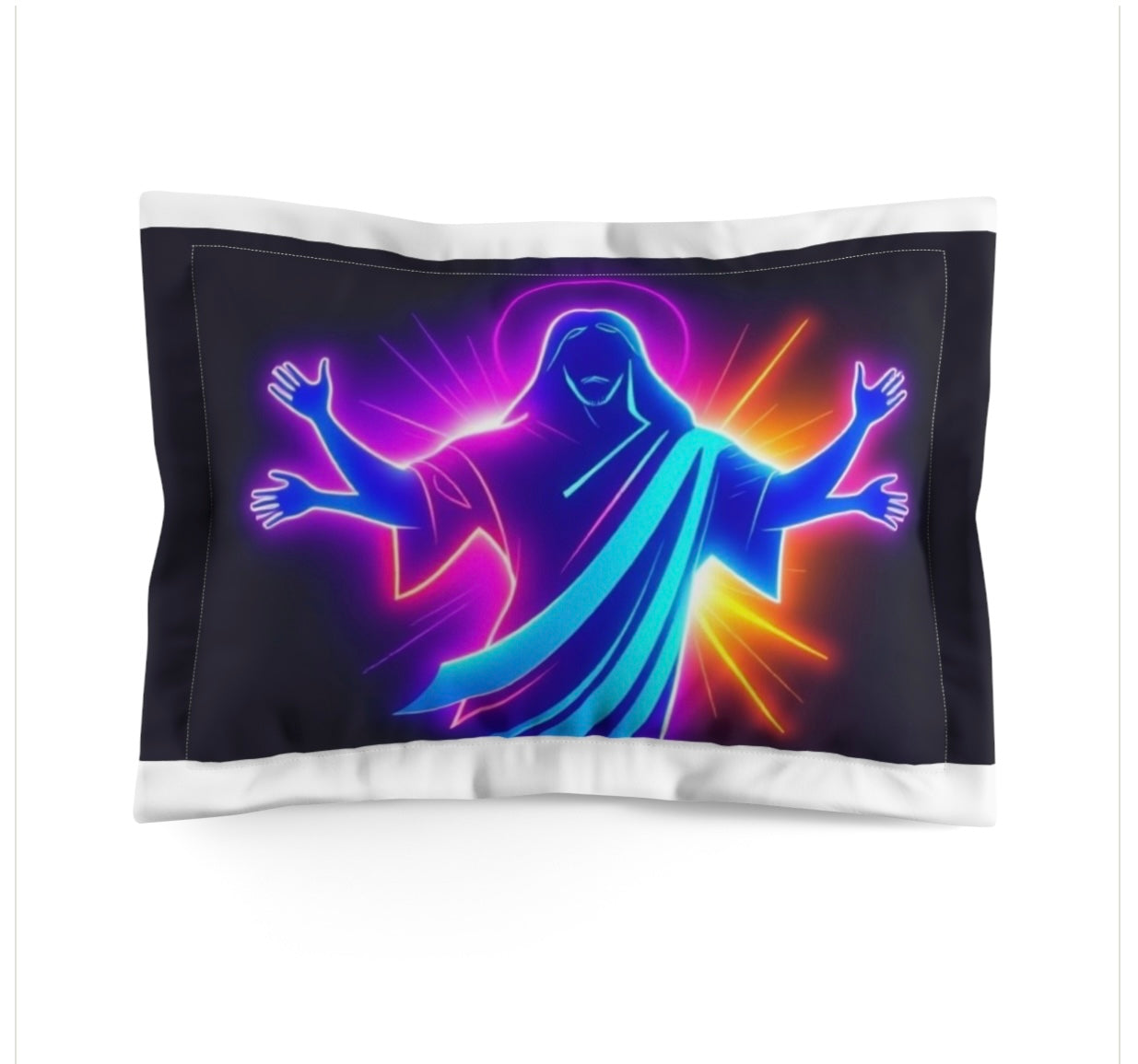 Inspirational Square Pillow - 'Faith' Design for Cozy Living Spaces