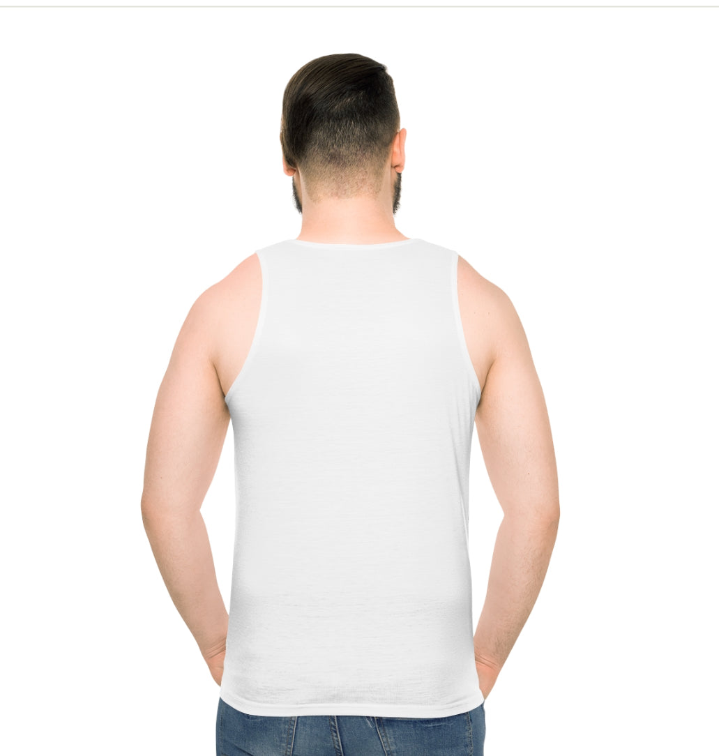Romantic Unisex Tank Top | Perfect for Valentine’s Day, Couples, Date Nights, Summer Celebrations, Amore Mio Design