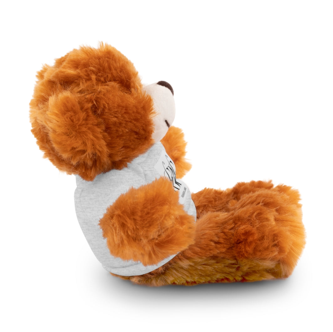 Cute Stuffed Animal with Tee: Adorable Gift for Kids, Plush Toy, Cuddly Bear, Personalized Birthday Present, Unique Nursery Decor