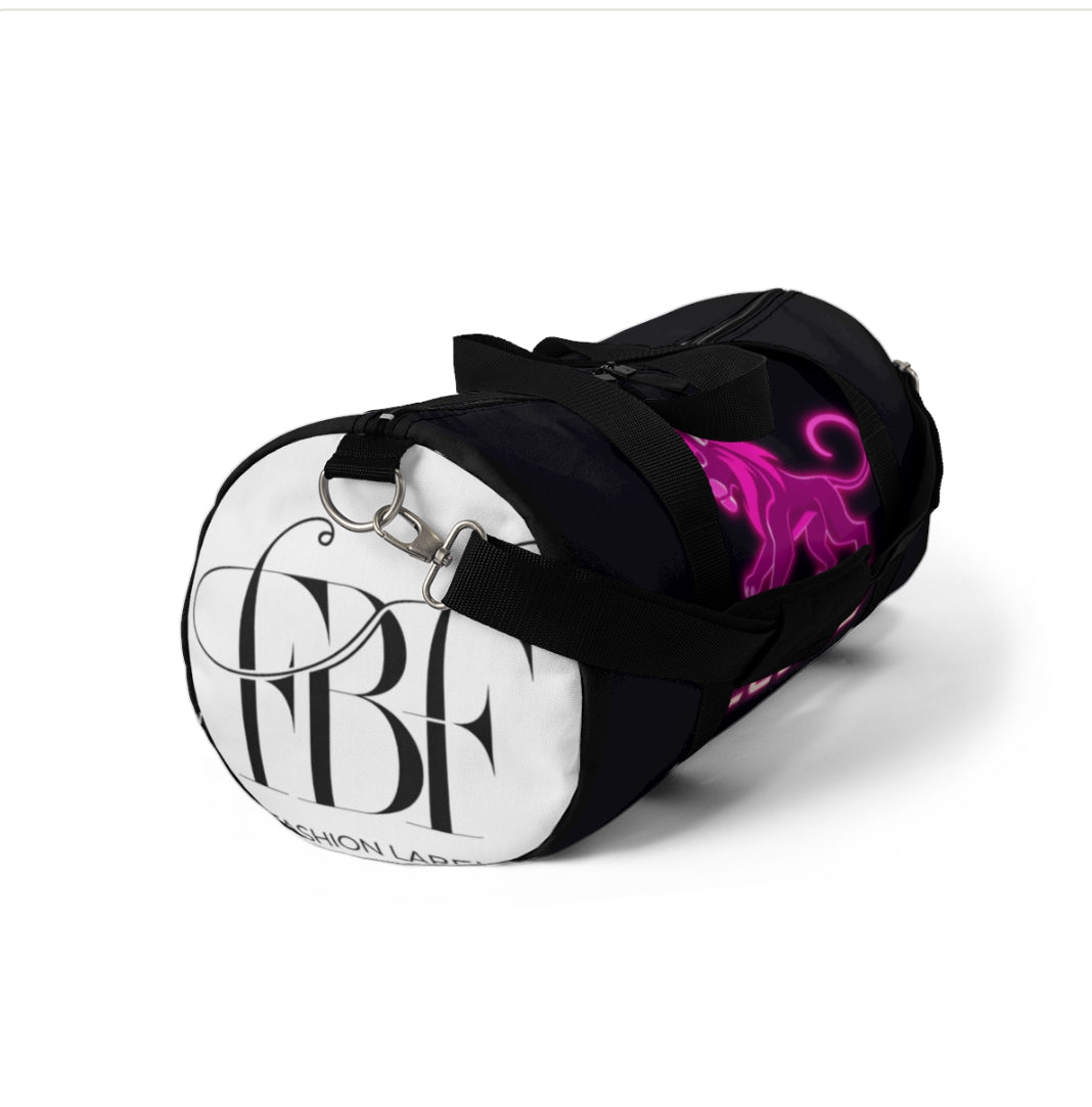 Stylish Lion Duffel Bag for Gym, Travel, Leona Gift, Sports Bag, Personalized Luggage, Unique Workout Tote