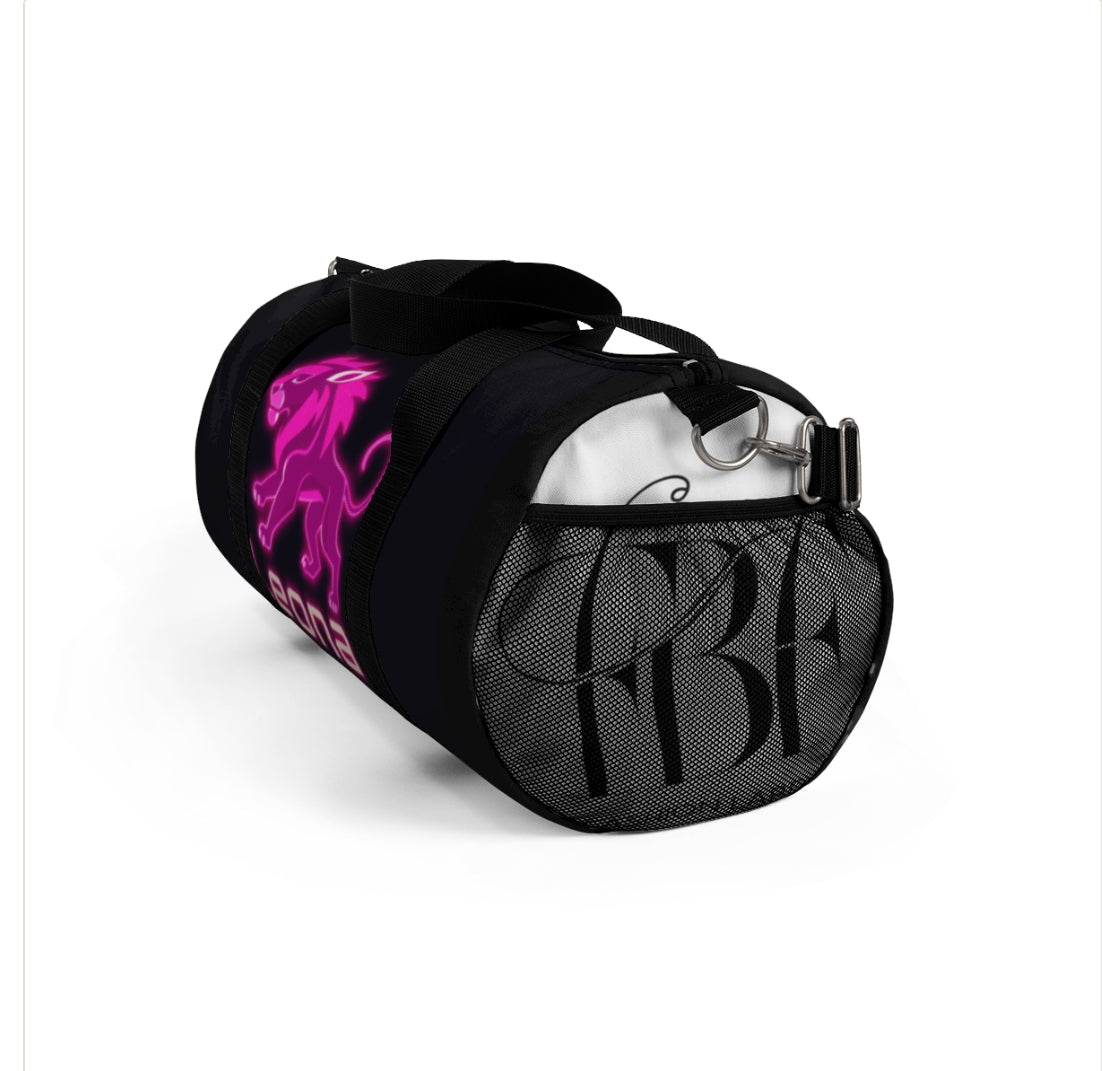 Stylish Lion Duffel Bag for Gym, Travel, Leona Gift, Sports Bag, Personalized Luggage, Unique Workout Tote