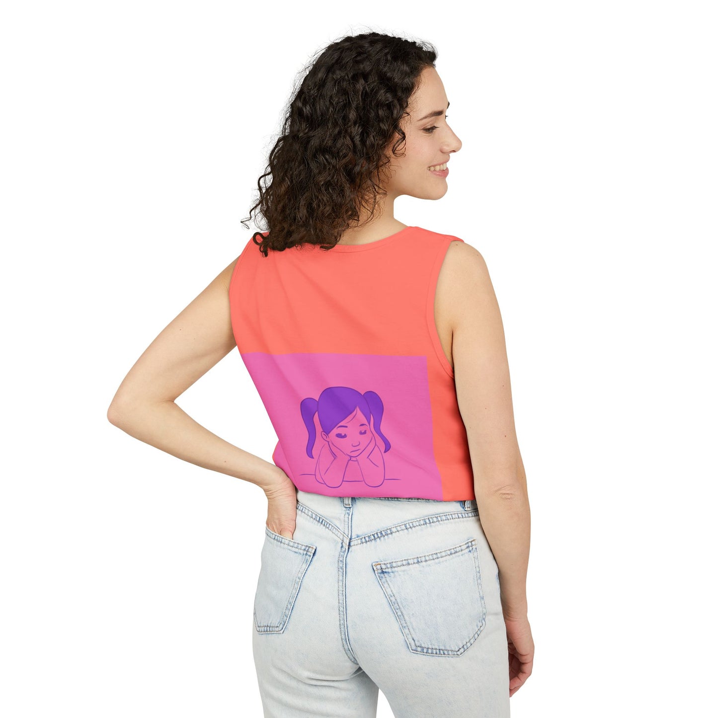Unisex Graphic Tank Top, Cute Casual Summer Wear, Perfect for Gifts, Self-Love Celebration, Festive & Fun, Daily Comfort