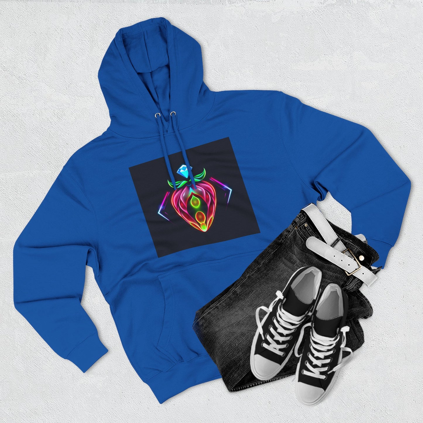 Vibrant Art Hoodie, Colorful Fleece Hoodie, Unique Sweatshirt, Artistic Gift, Cozy Layer for Every Occasion
