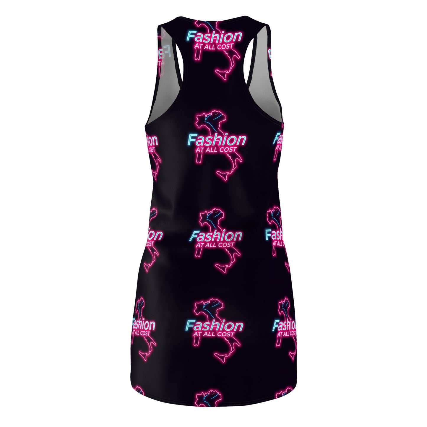 Fashion Statement Dress, Trendy Racerback Dress, Casual Summer Dress, Stylish Evening Wear, Fashion Gift for Her