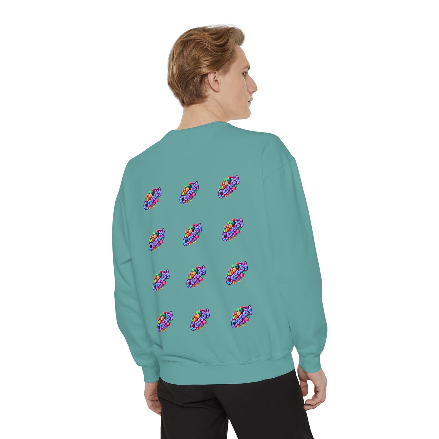 Candy-Themed Unisex Garment-Dyed Sweatshirt - Nostalgic Apparel for Sweet Lovers, Cozy Casual Wear, Gift for Candy Lovers, Colorful [...]