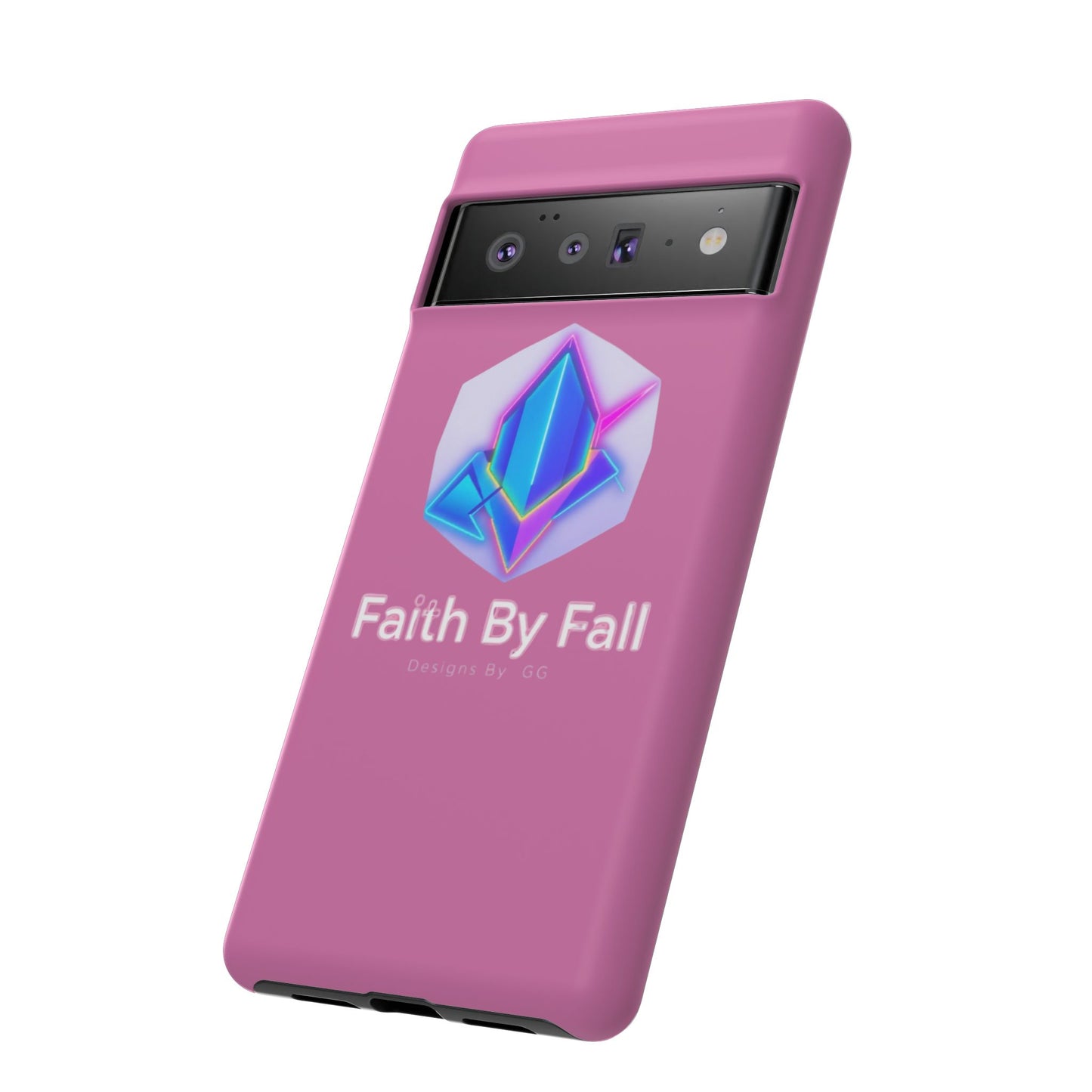 Vibrant Phone Case with Motivational Design - Faith By Fall, Colorful Phone Cover, Customizable Mobile Accessory, Unique Gift Idea, [...]