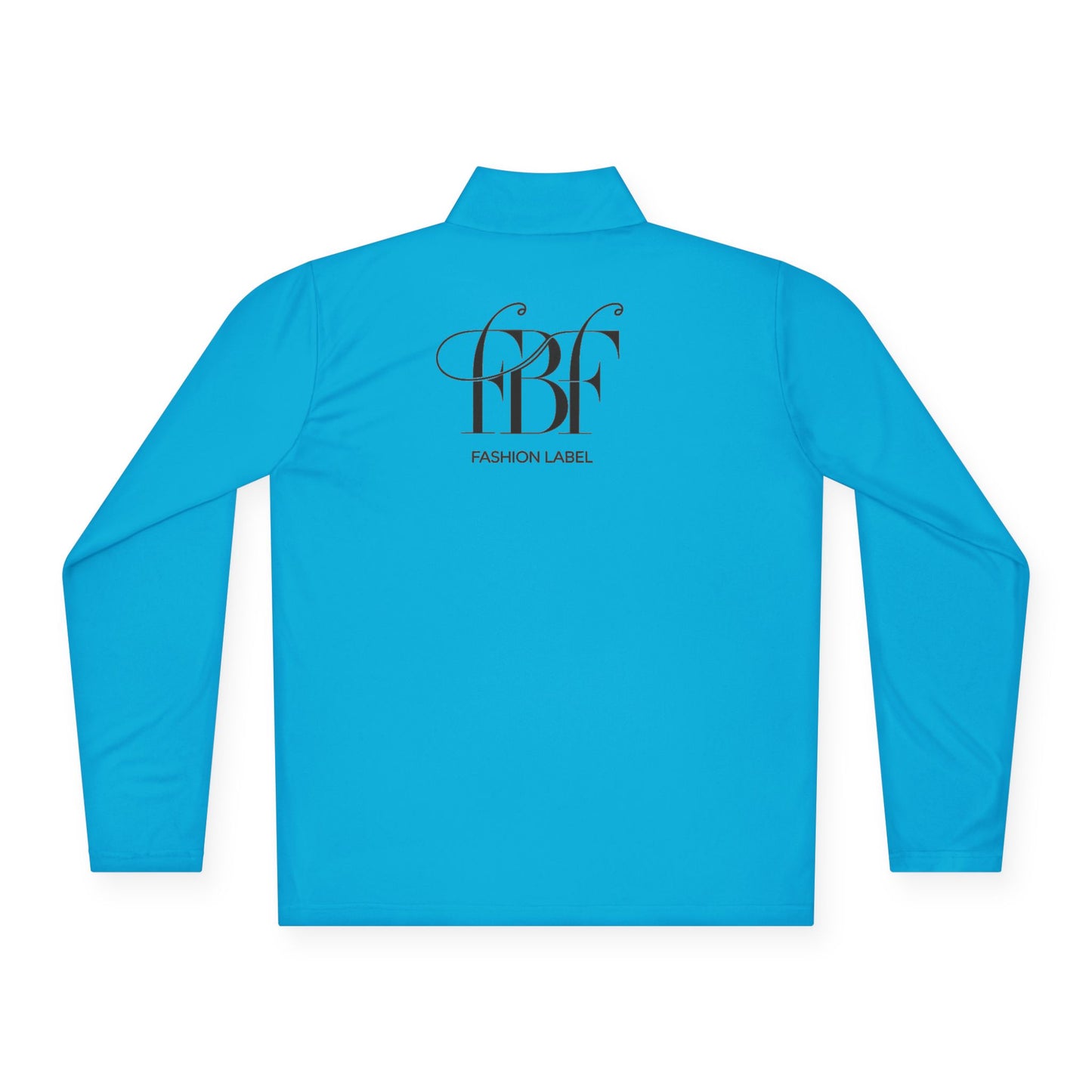 Quarter-Zip Pullover — Retro Neon Graphic with "Forever Fashion" Logo
