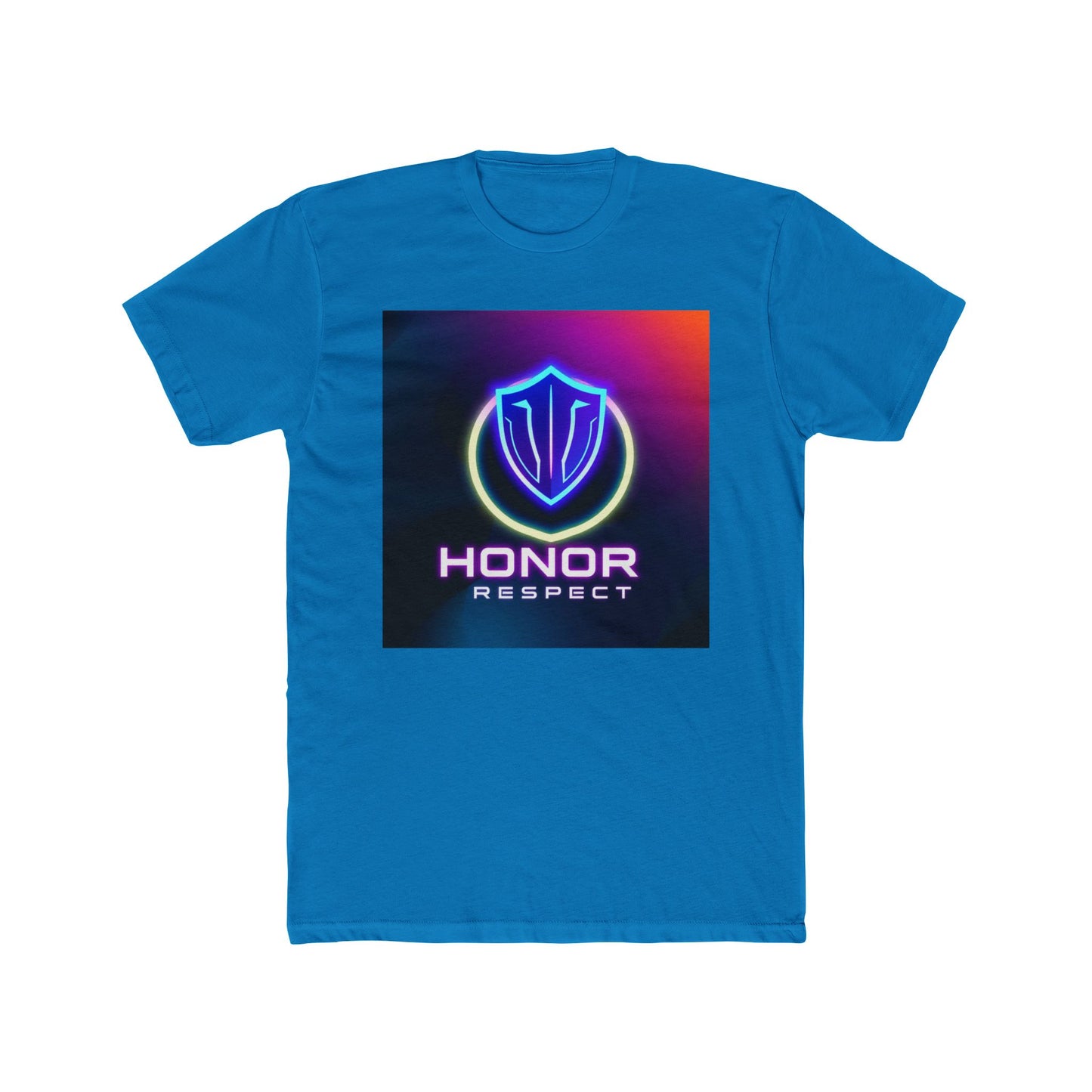 Unisex Cotton Crew Tee with Honor Respect and Role Model Design - Ideal for Gifts, Casual Wear, Appreciation Events, and Motivational Days
