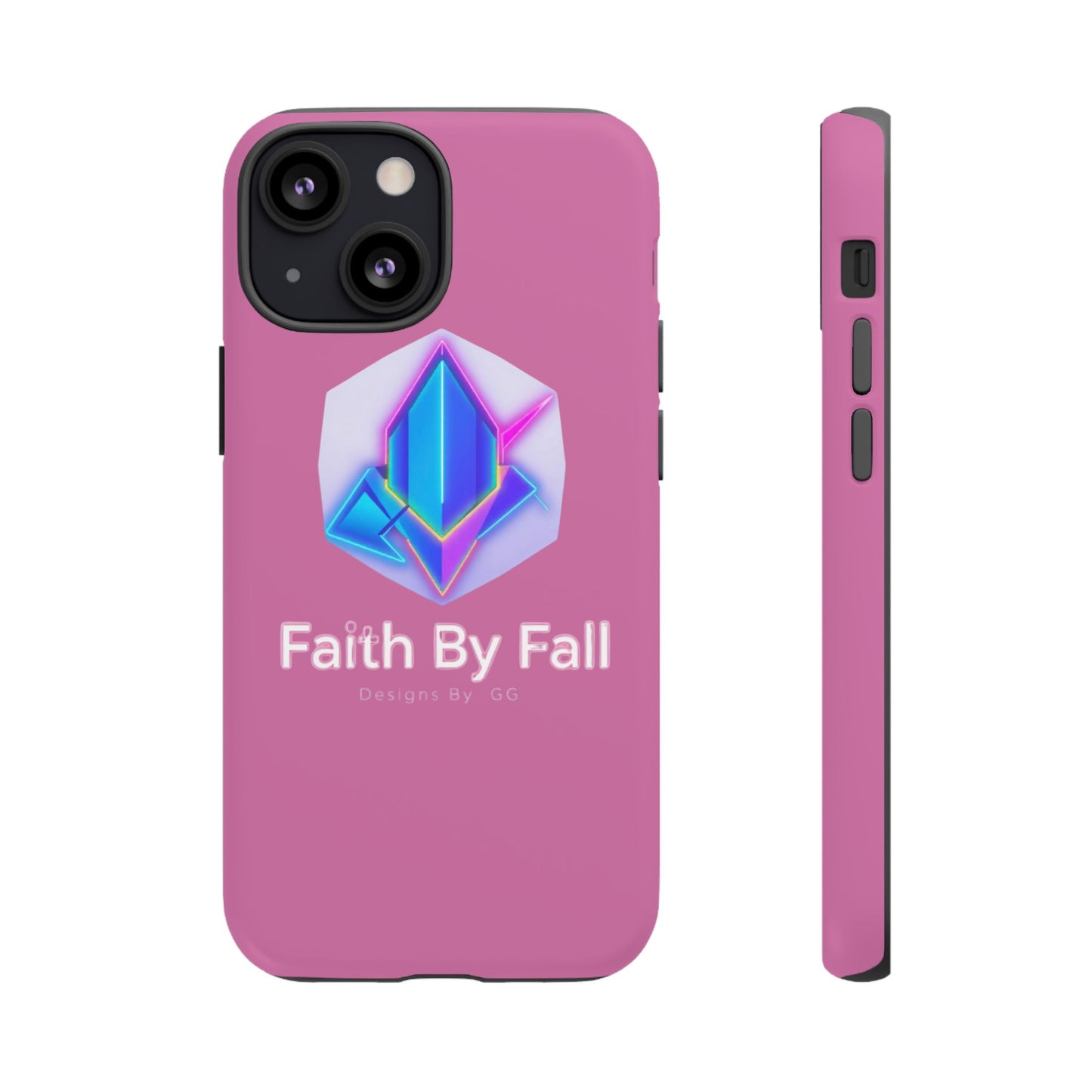 Vibrant Phone Case with Motivational Design - Faith By Fall, Colorful Phone Cover, Customizable Mobile Accessory, Unique Gift Idea, [...]