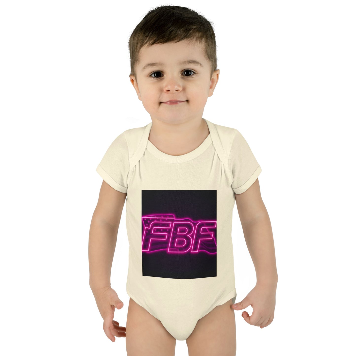 Neon Baby Bodysuit for Trendy Infants, Cool Graphic Onesie, Unique Baby Gift, Personalized Baby Outfit, Modern Infant Apparel