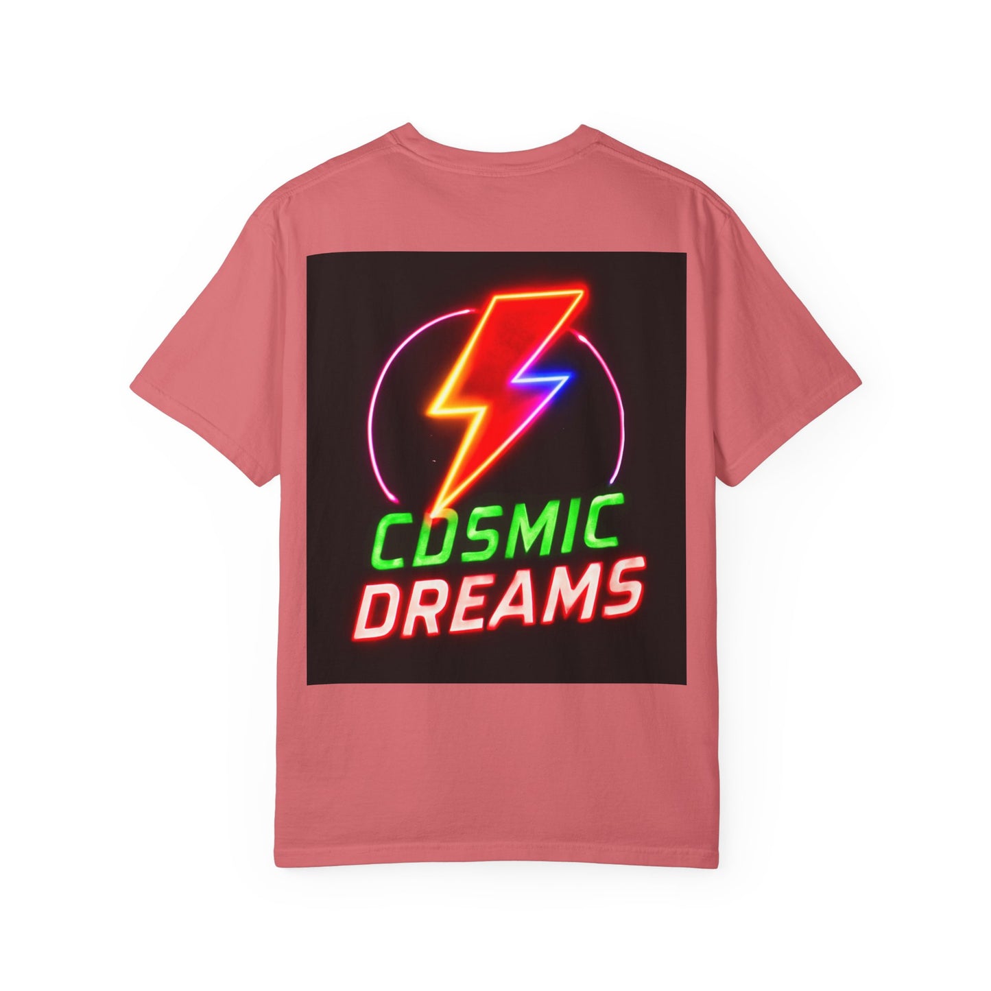 Vibrant Unisex Graphic T-Shirt, Cosmic Dreams Tee, Retro Neon Shirt, Stylish Casual Wear, Gift for Gamers & Dreamers