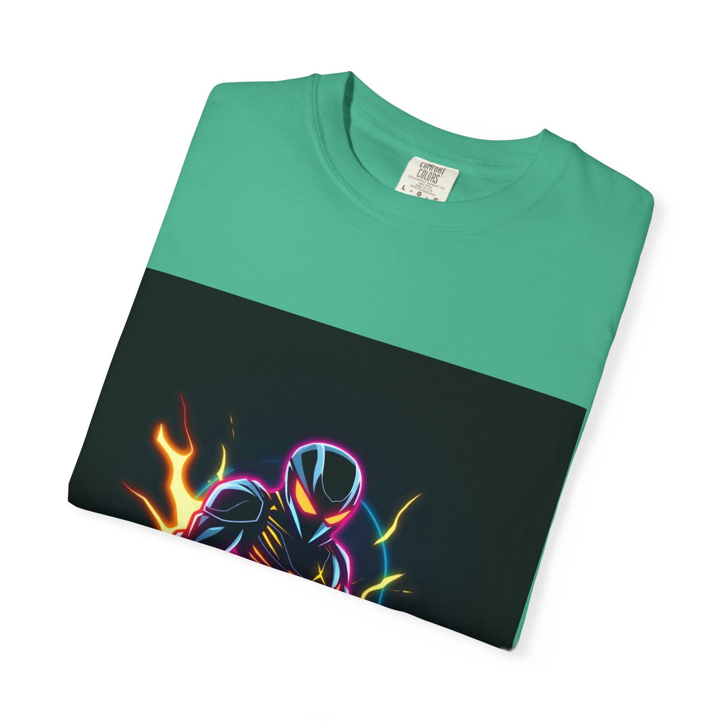 Vibrant Unisex Graphic T-Shirt, Cosmic Dreams Tee, Retro Neon Shirt, Stylish Casual Wear, Gift for Gamers & Dreamers