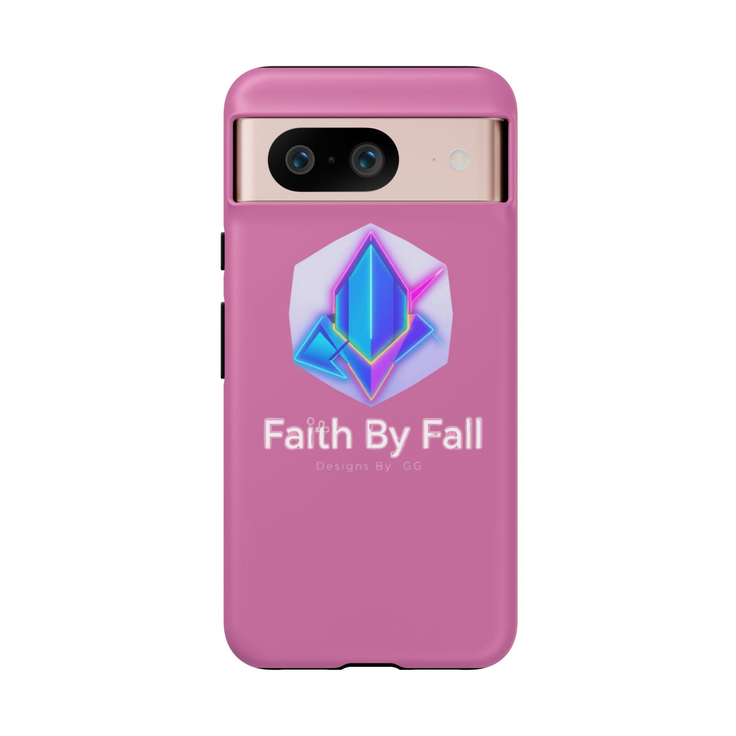 Vibrant Phone Case with Motivational Design - Faith By Fall, Colorful Phone Cover, Customizable Mobile Accessory, Unique Gift Idea, [...]