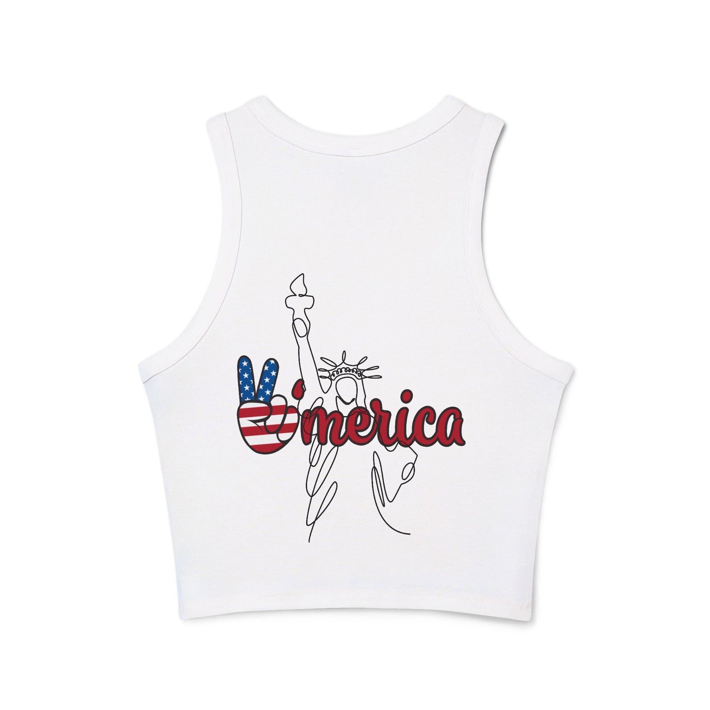Women's Micro Rib Racer Tank Top