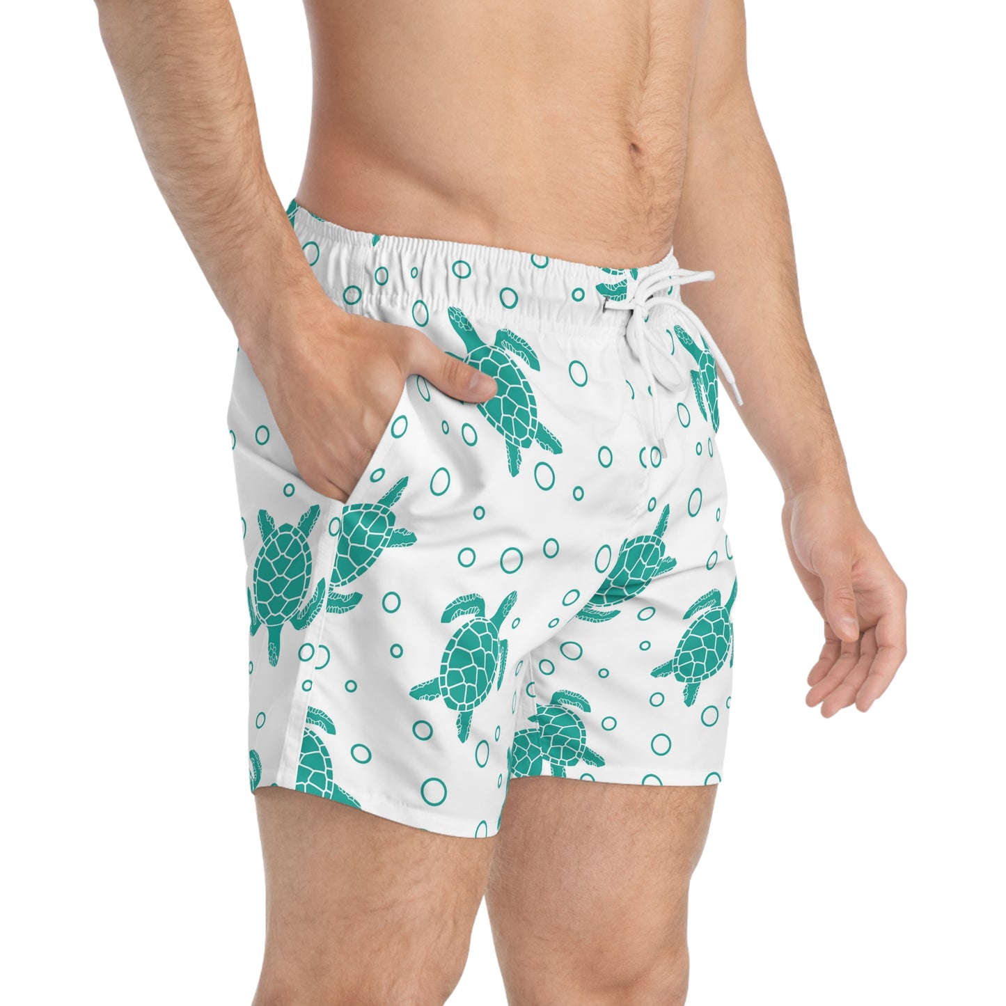 Men’s Turtle Swim Trunks (AOP)