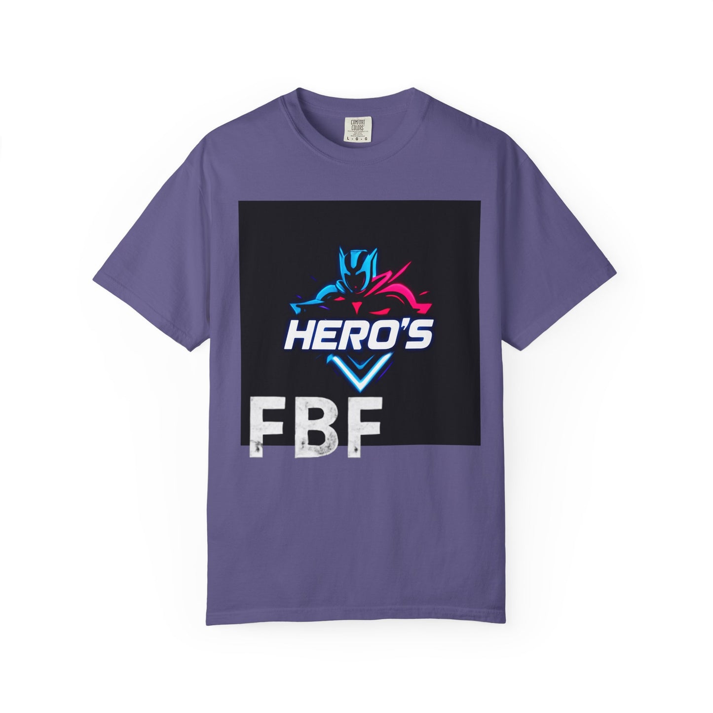 Hero's Unisex Garment-Dyed T-shirt, Casual Tee, Perfect for Gifting, Comic Fans, Hero Celebrations, Graphic Tee, Everyday Wear