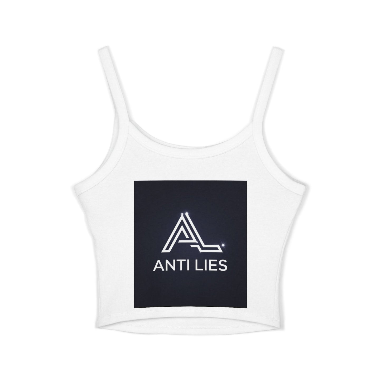 Empowering Women’s Spaghetti Strap Tank Top - 'Enough With The Lies' & 'Anti Lies' Designs