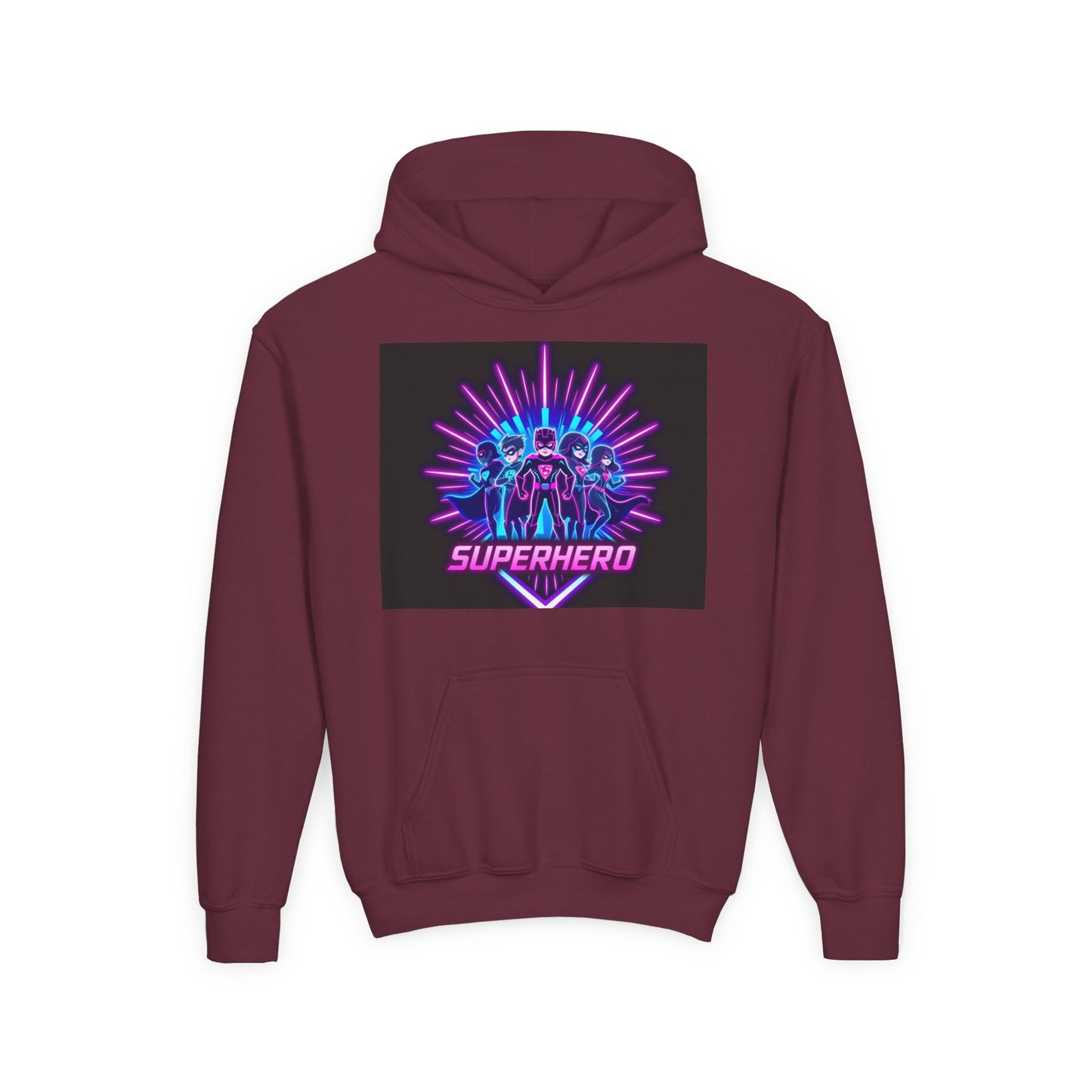 Youth Superhero Sweatshirt for Kids, Fun Hoodie for Playdates, Gift for Birthdays, Cool Sweatshirt for Young Heroes, Perfect for Casual Wear