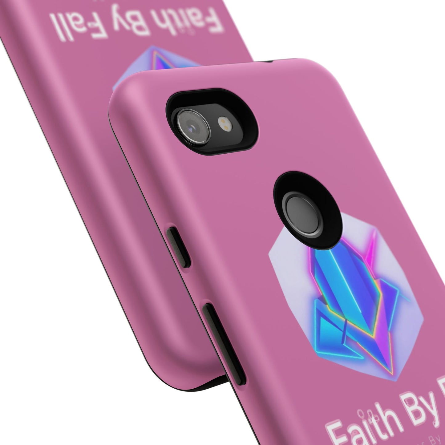 Vibrant Phone Case with Motivational Design - Faith By Fall, Colorful Phone Cover, Customizable Mobile Accessory, Unique Gift Idea, [...]