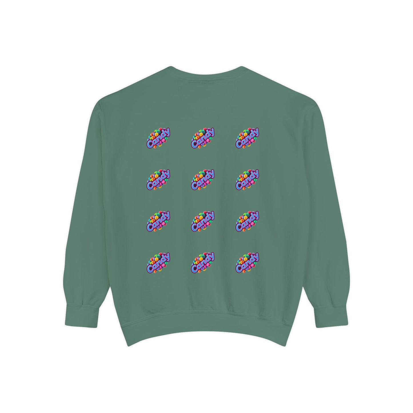 Candy-Themed Unisex Garment-Dyed Sweatshirt - Nostalgic Apparel for Sweet Lovers, Cozy Casual Wear, Gift for Candy Lovers, Colorful [...]
