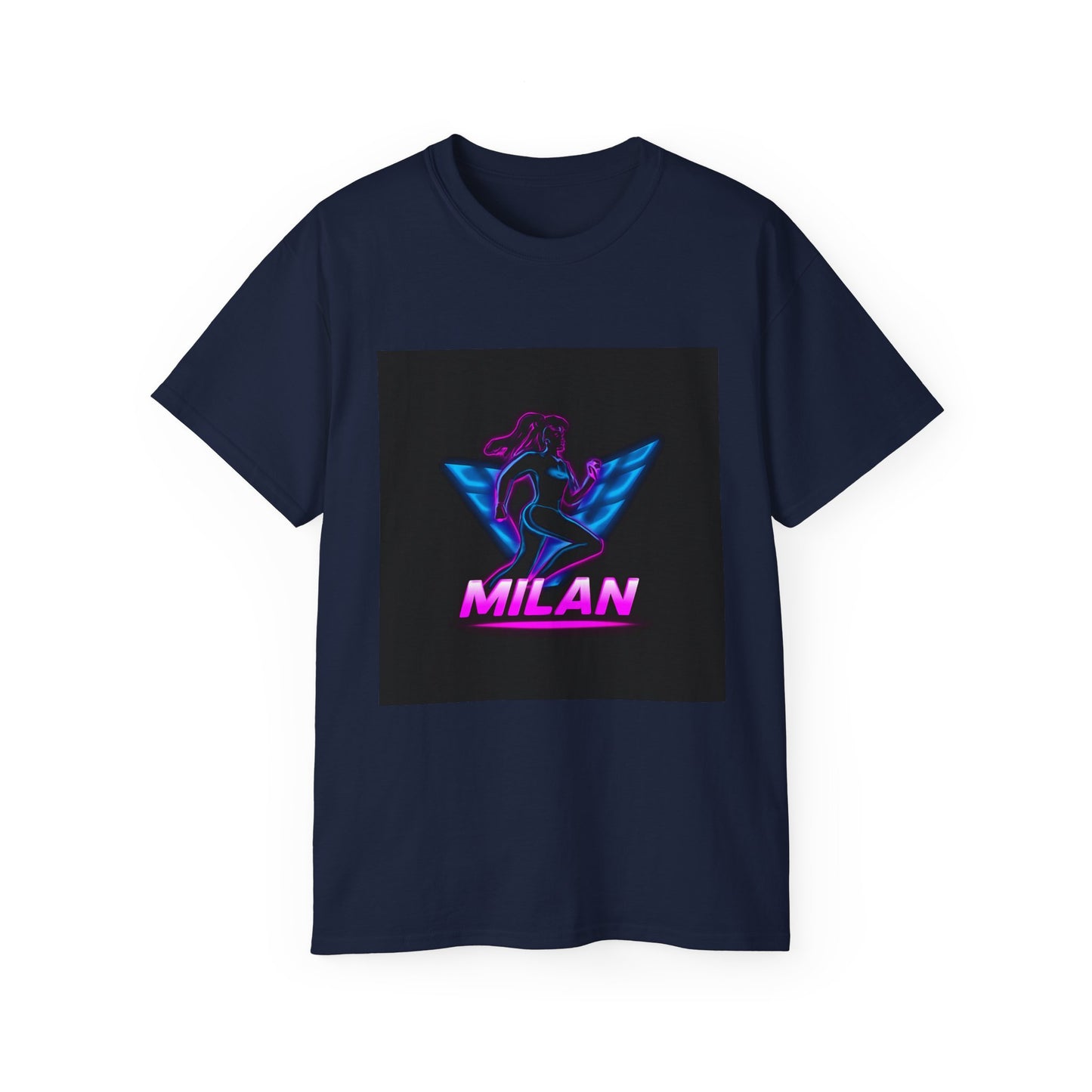 Milan Graphic Tee, Unisex Ultra Cotton T-Shirt, Retro Sportswear, Casual Streetwear, Birthday Gift, Unique Fashion Statement