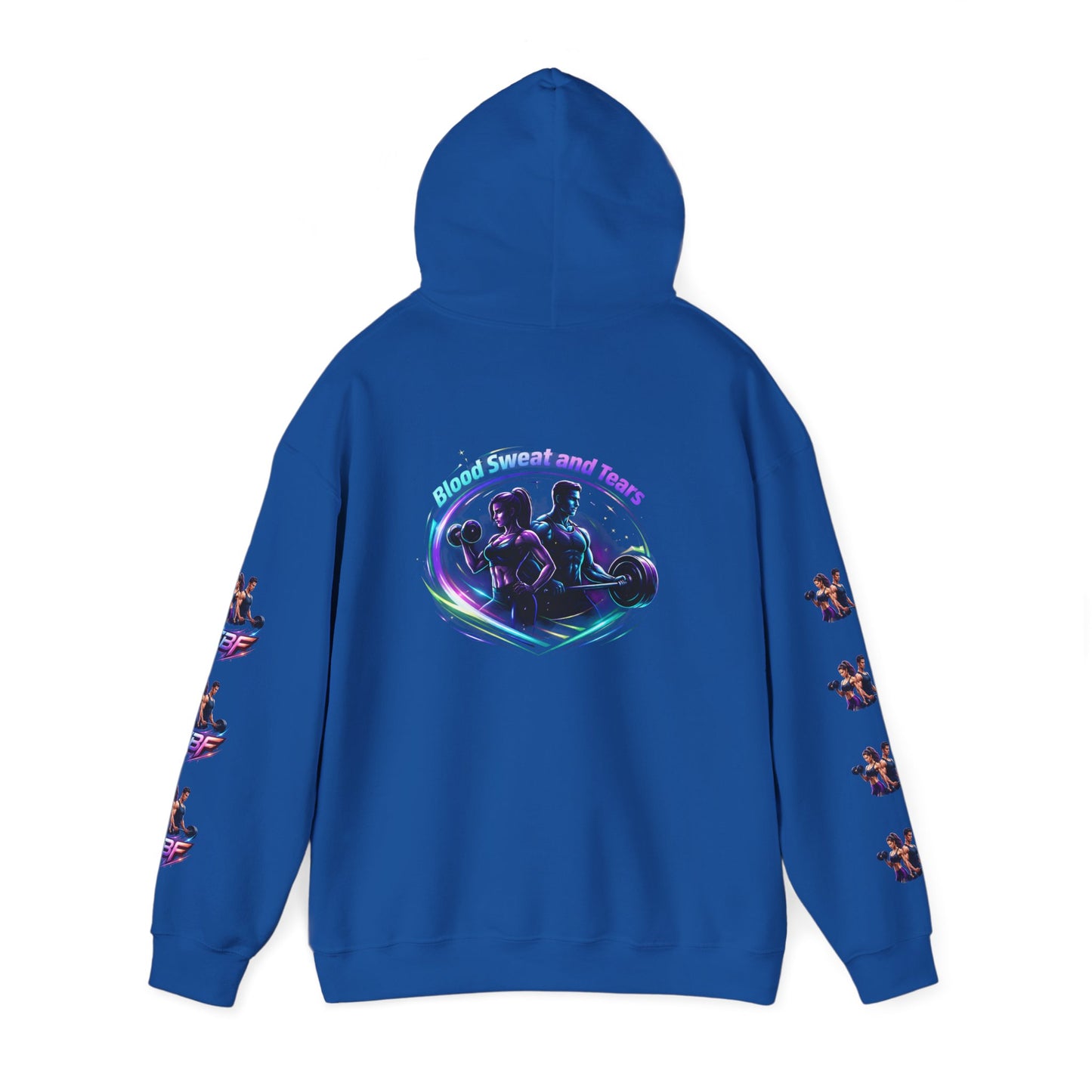 Weightlifting Hoodie — "Blood, Sweat and Tears" Fitness Pullover