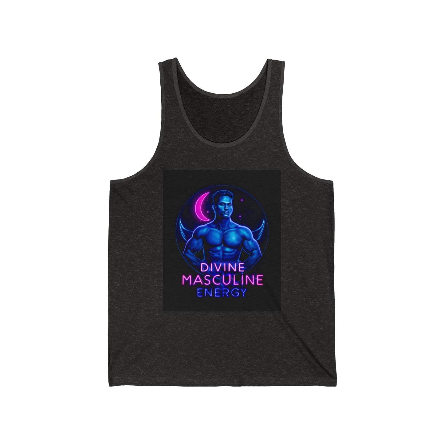Divine Masculine Energy Tank Top | Unisex Jersey Apparel | Fitness Wear, Gift for Him, Casual Summer Attire, Spiritual Clothing, [...]