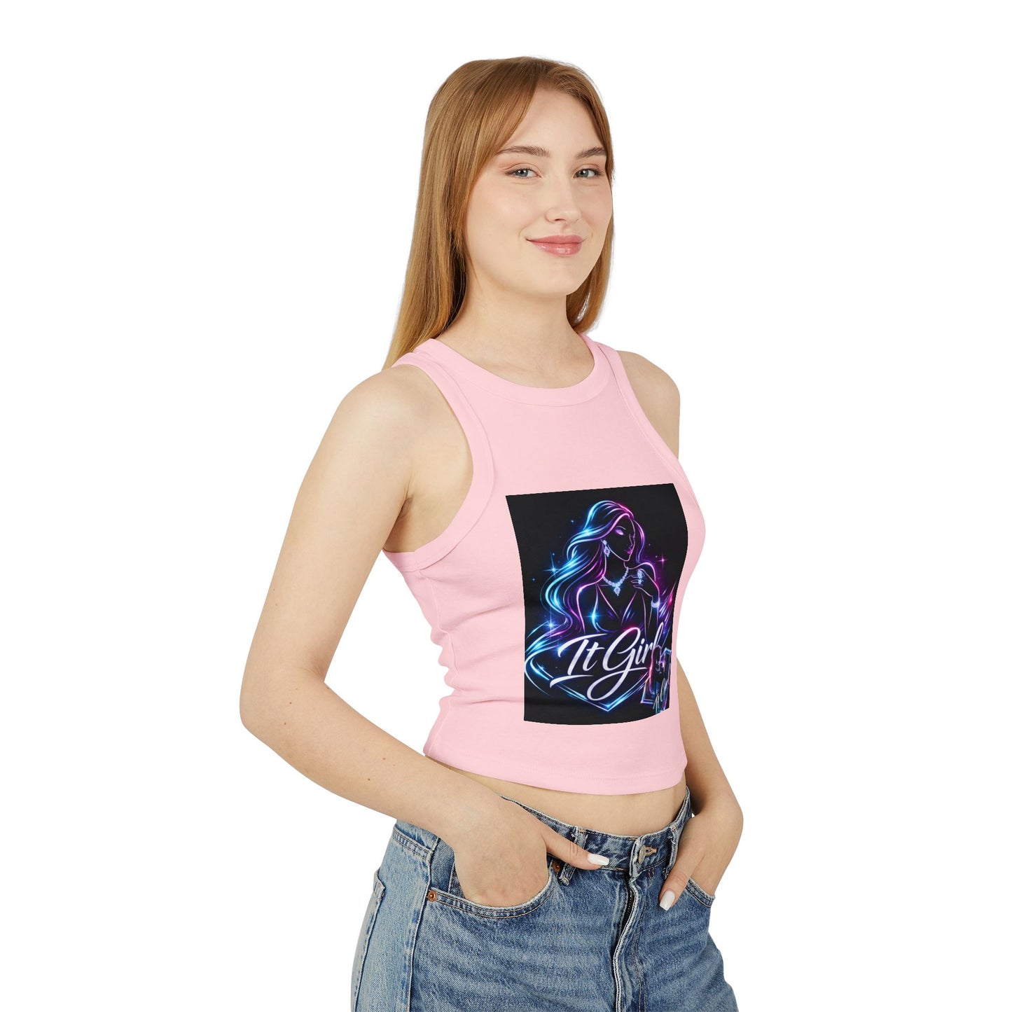 Women's Micro Rib Racer Tank Top