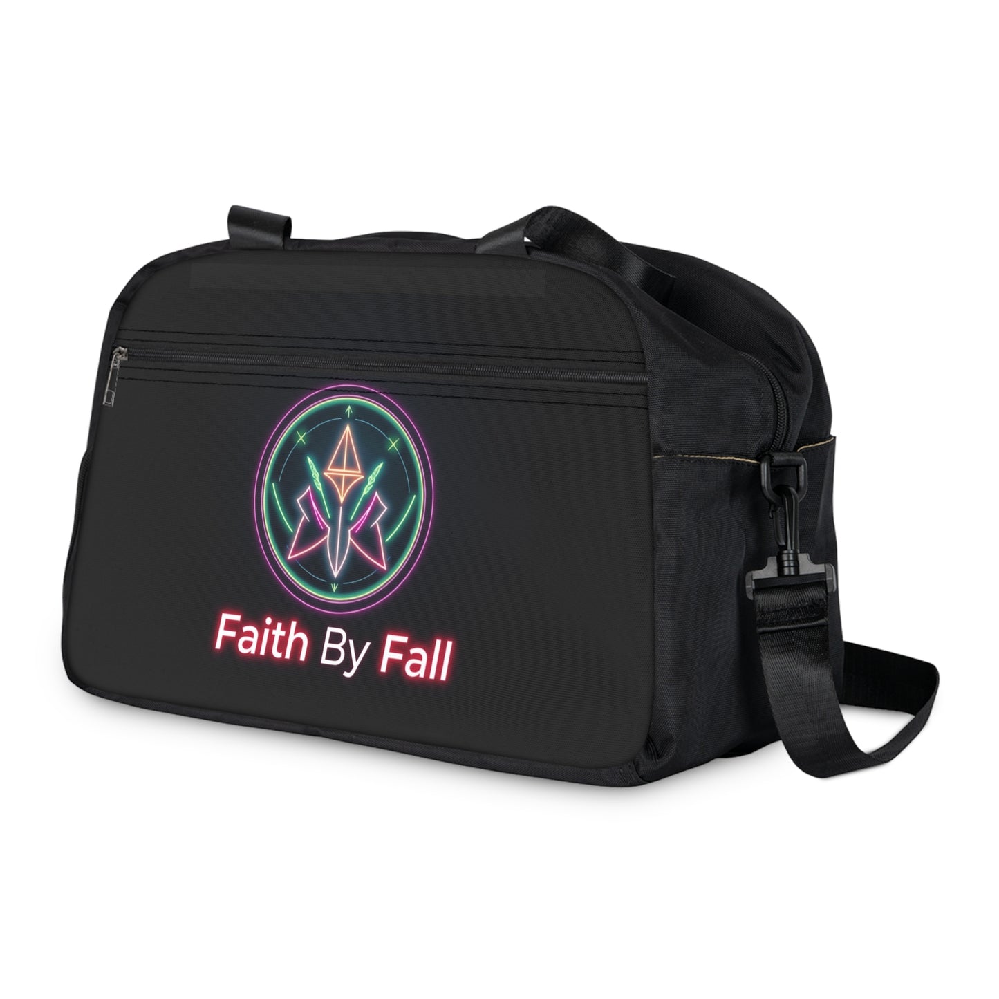 Fitness Handbag - Neon Design | Gym Tote, Workout Bag, Travel Bag, Faith By Fall, Motivational Accessories